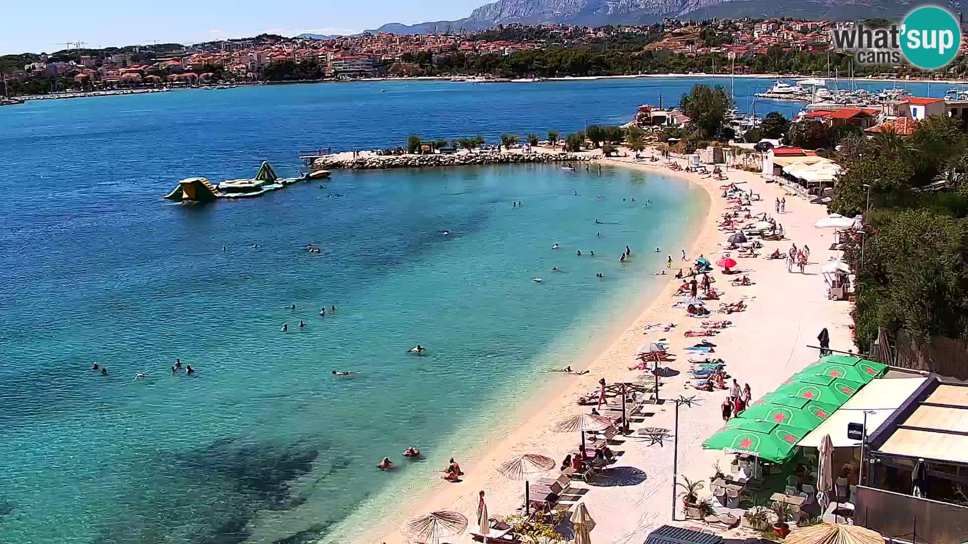 Webcam Playa de Podstrana – Vista en directo desde Hotel Split