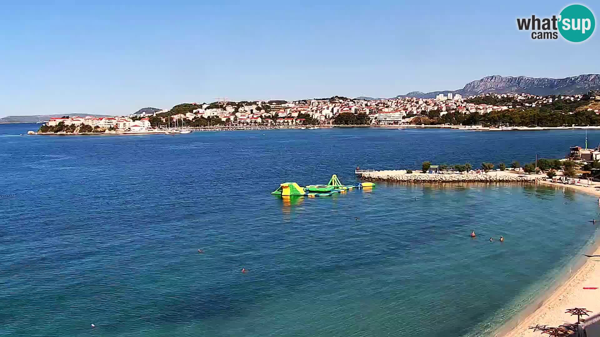 Webcam plage de Podstrana – Vue en direct depuis Hotel Split