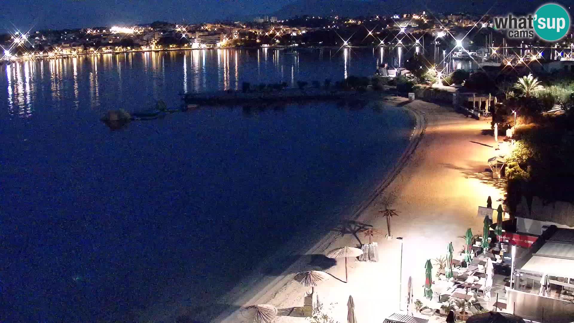 Web kamera Plaža Podstrana – Pogled uživo