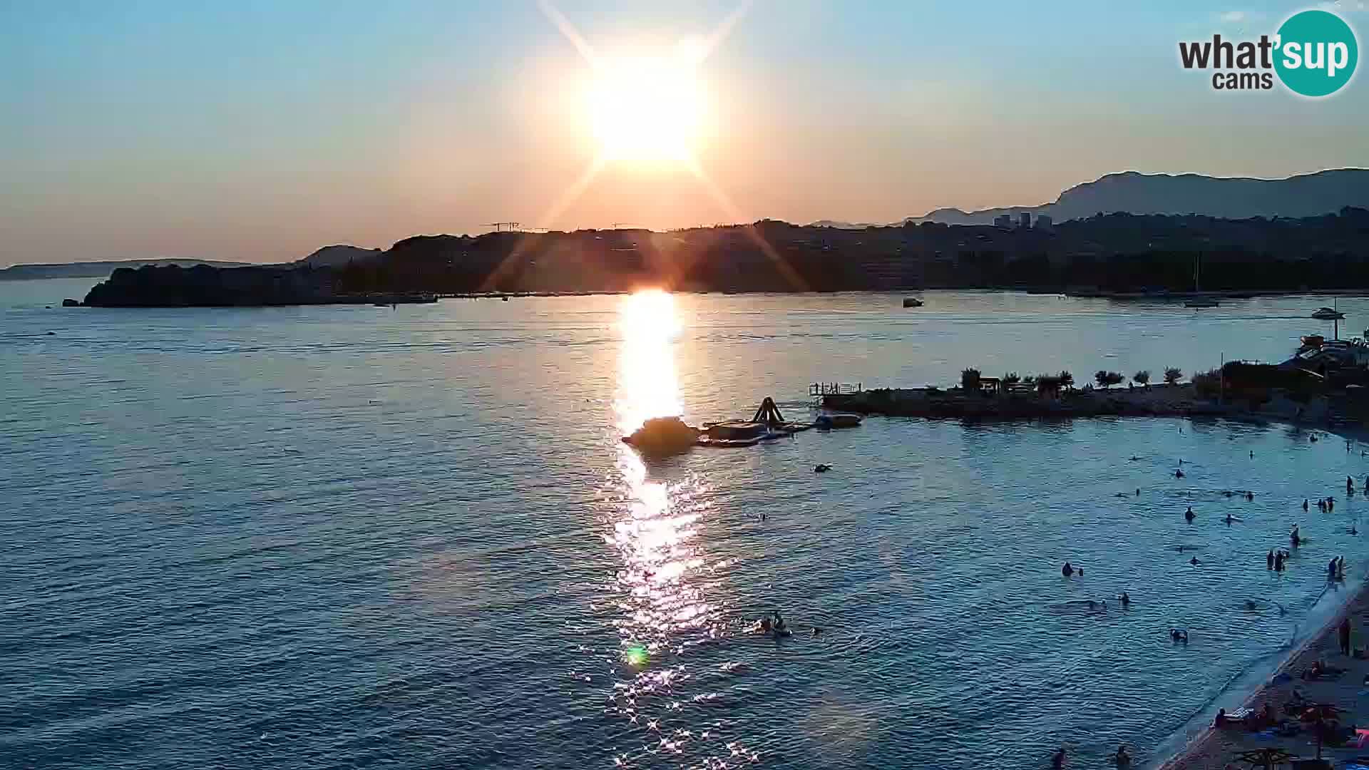 Spletna kamera Plaža Podstrana – Pogled v živo