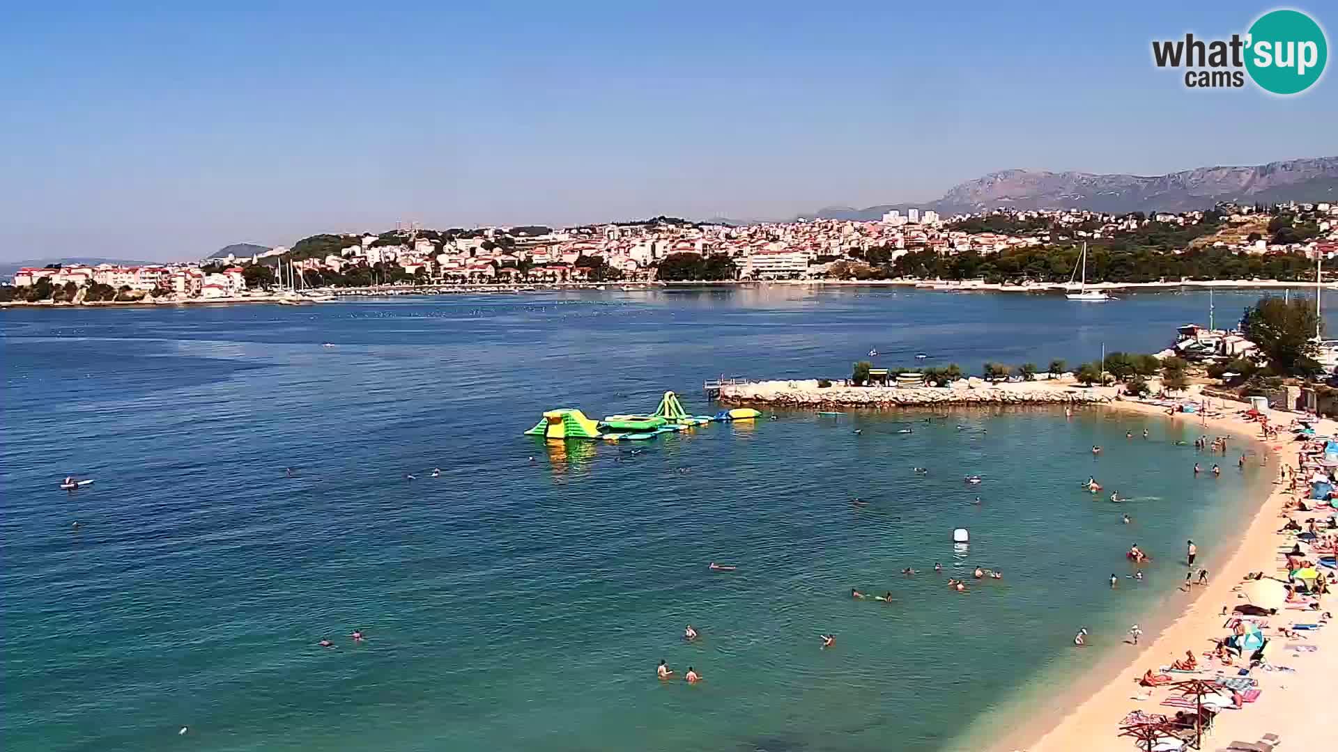 Web kamera Plaža Podstrana – Pogled uživo