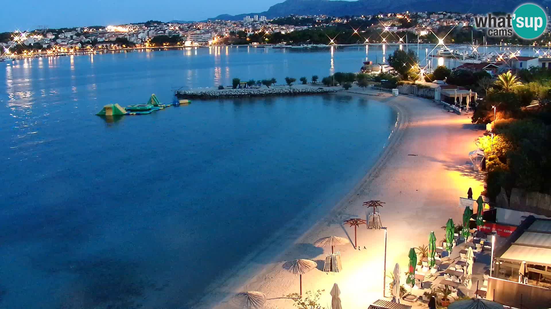 Webcam plage de Podstrana – Vue en direct depuis Hotel Split