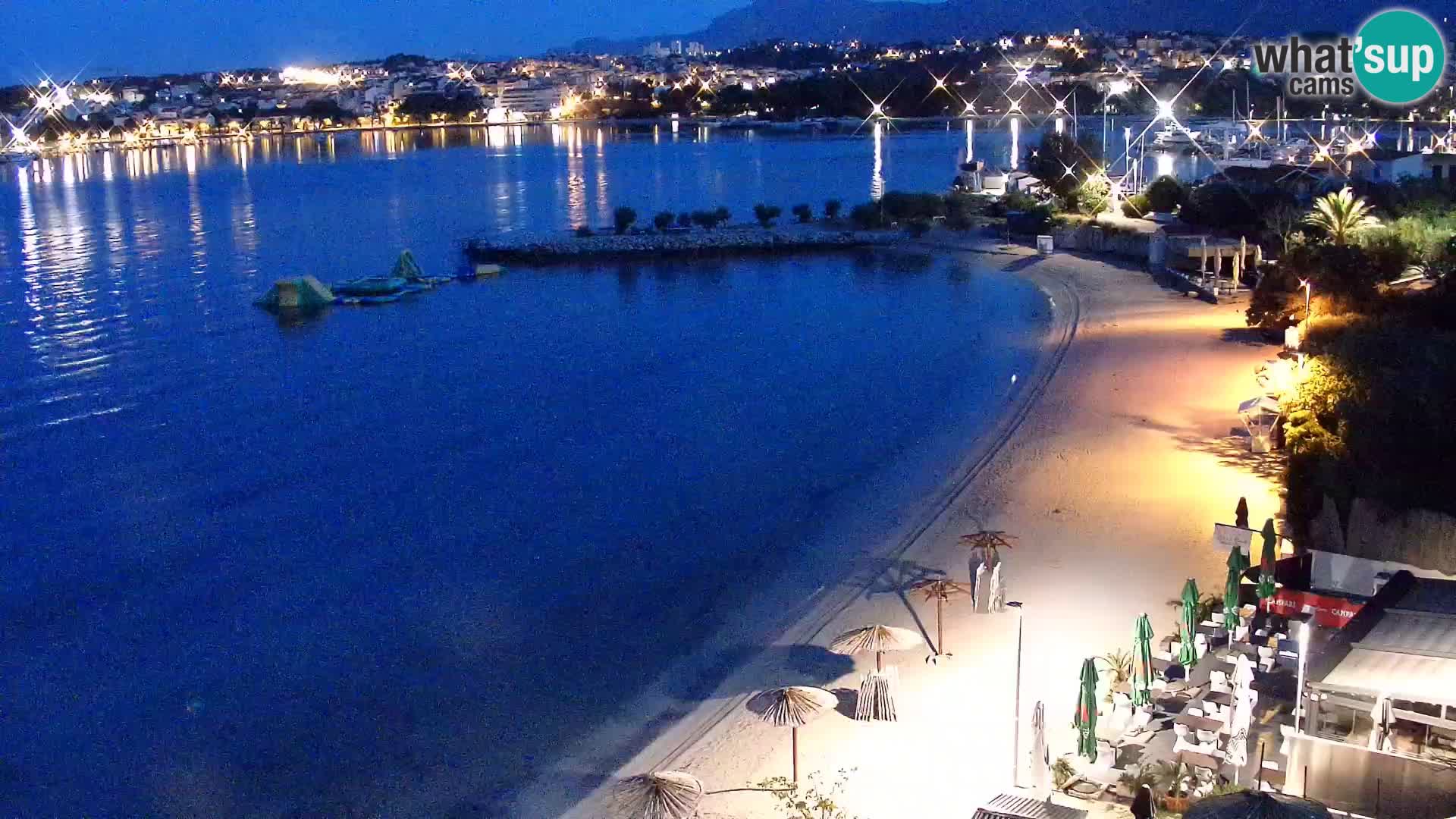 Spletna kamera Plaža Podstrana – Pogled v živo