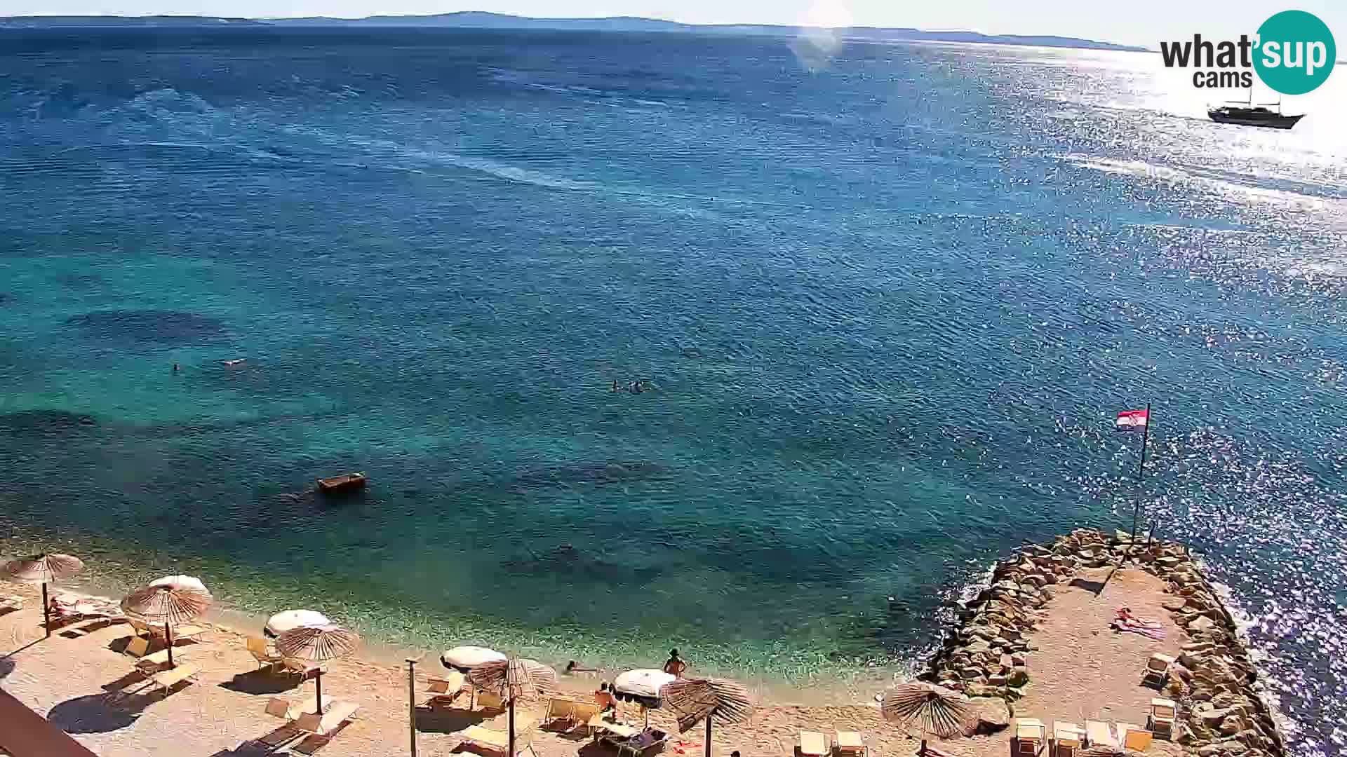 Podstrana Strand Webcam – Liveblick vom Hotel Split