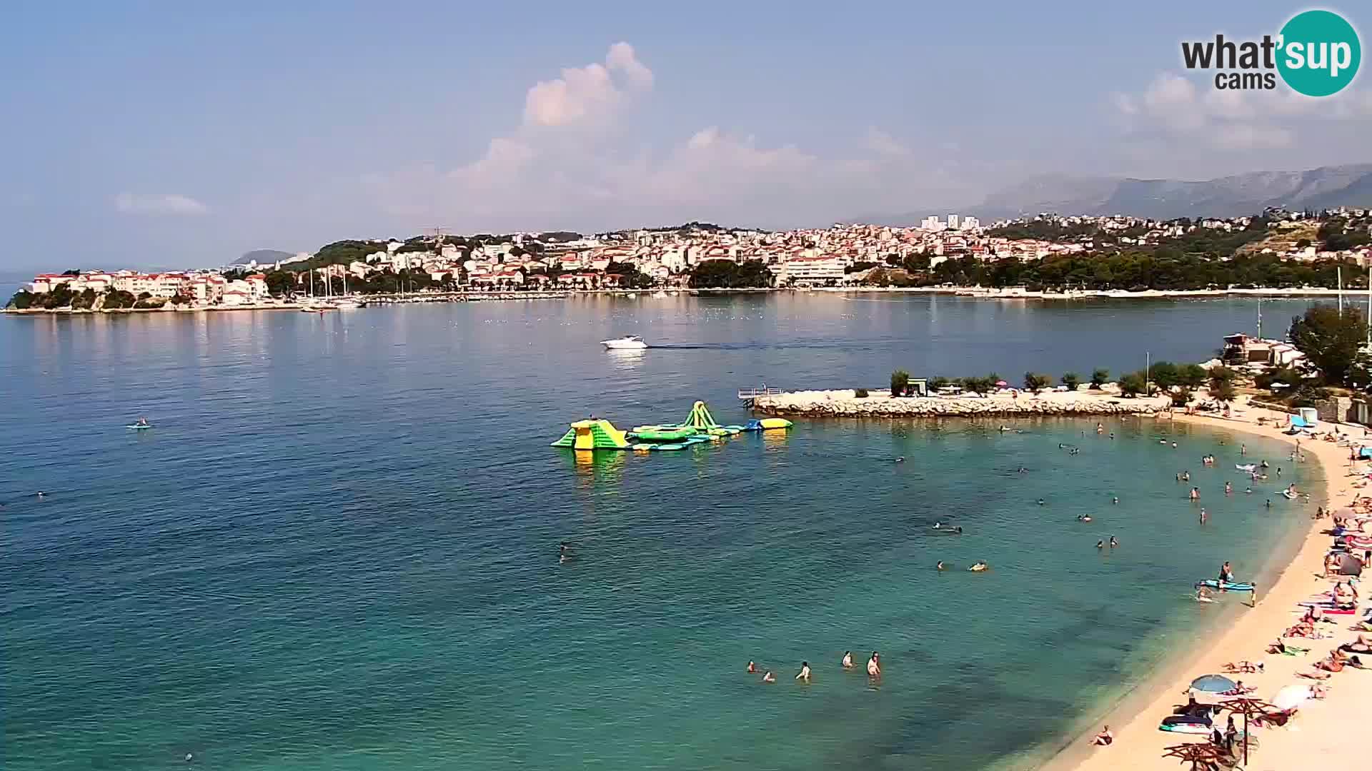 Webcam plage de Podstrana – Vue en direct depuis Hotel Split