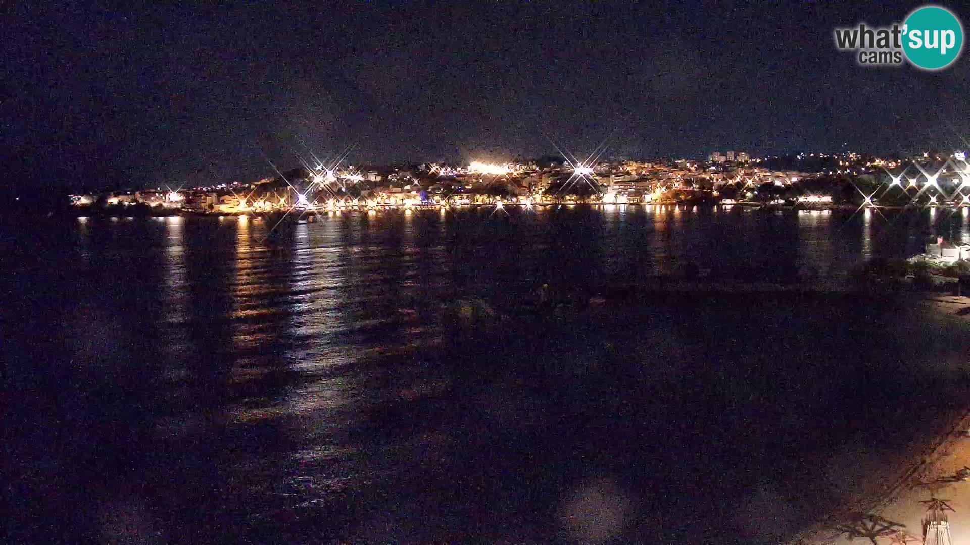 Web kamera Plaža Podstrana – Pogled uživo
