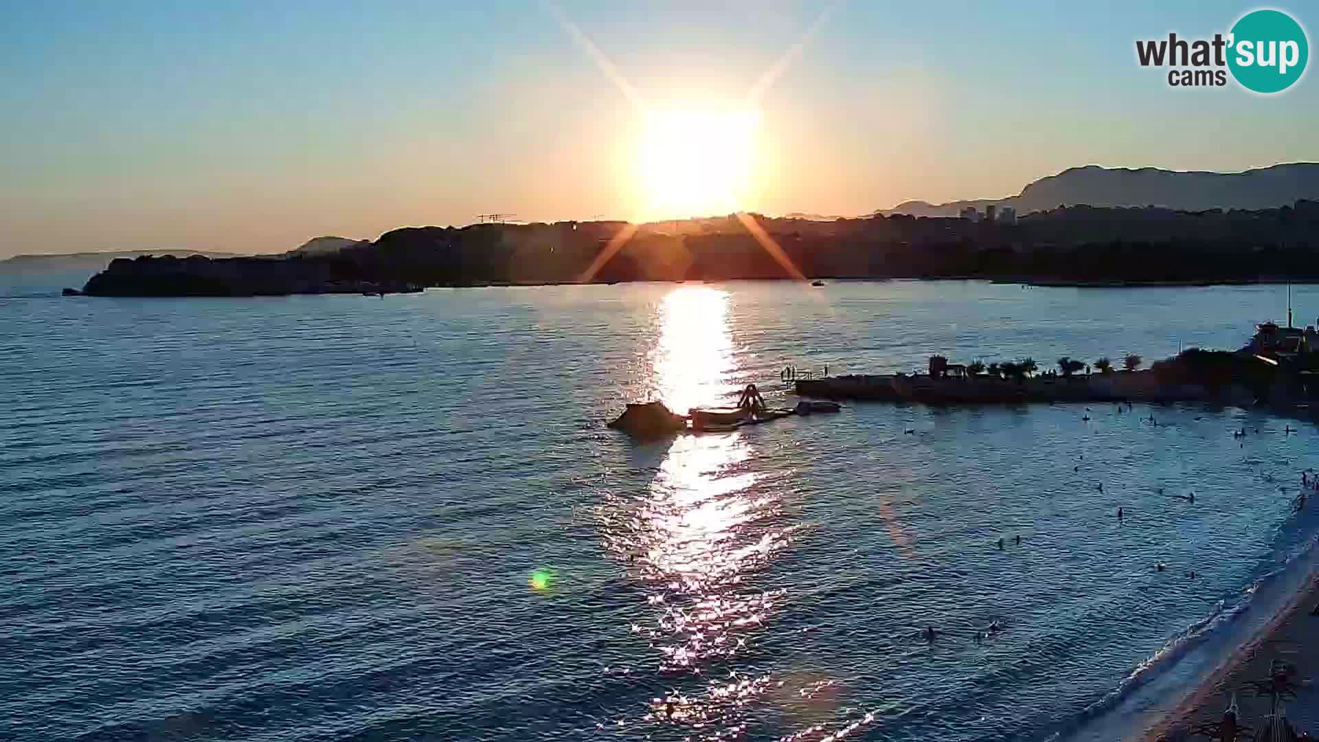 Webcam plage de Podstrana – Vue en direct depuis Hotel Split