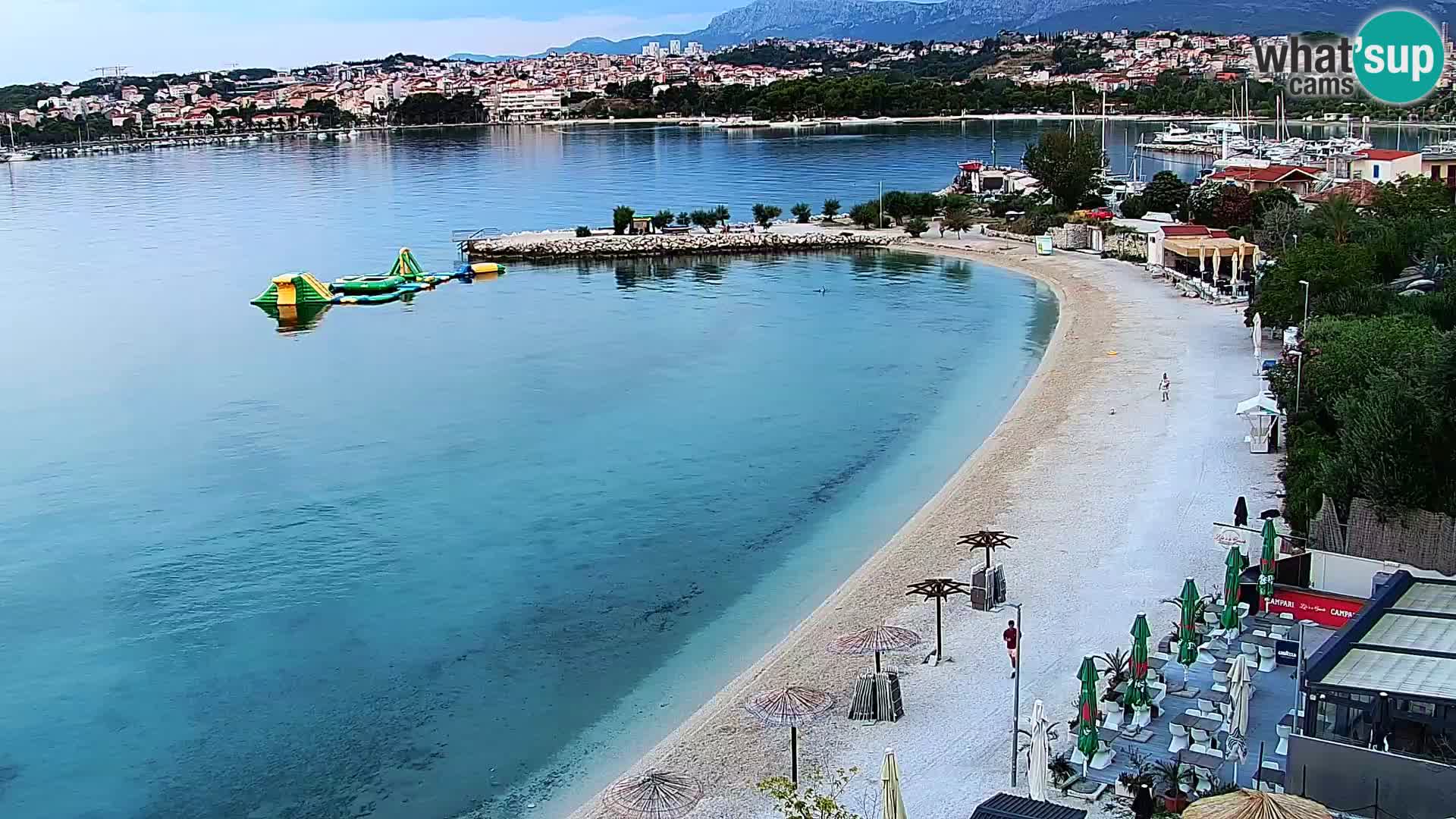 Webcam plage de Podstrana – Vue en direct depuis Hotel Split