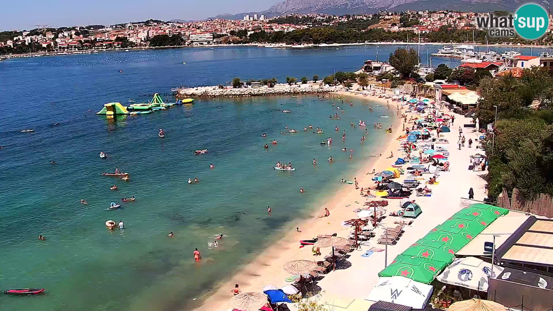 Webcam Playa de Podstrana – Vista en directo desde Hotel Split