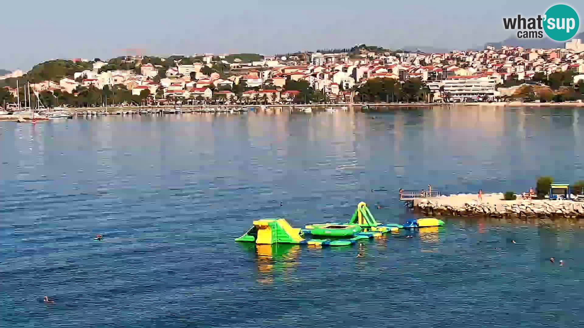 Web kamera Plaža Podstrana – Pogled uživo