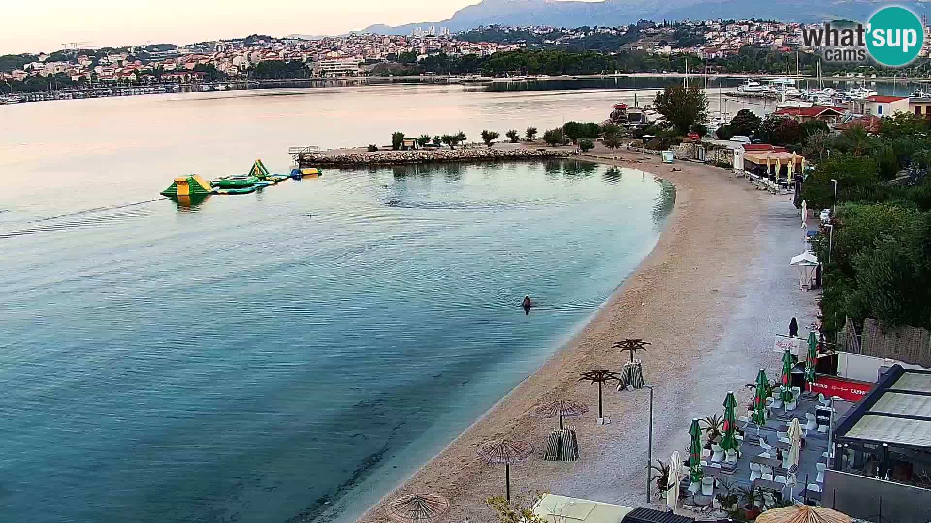 Web kamera Plaža Podstrana – Pogled uživo