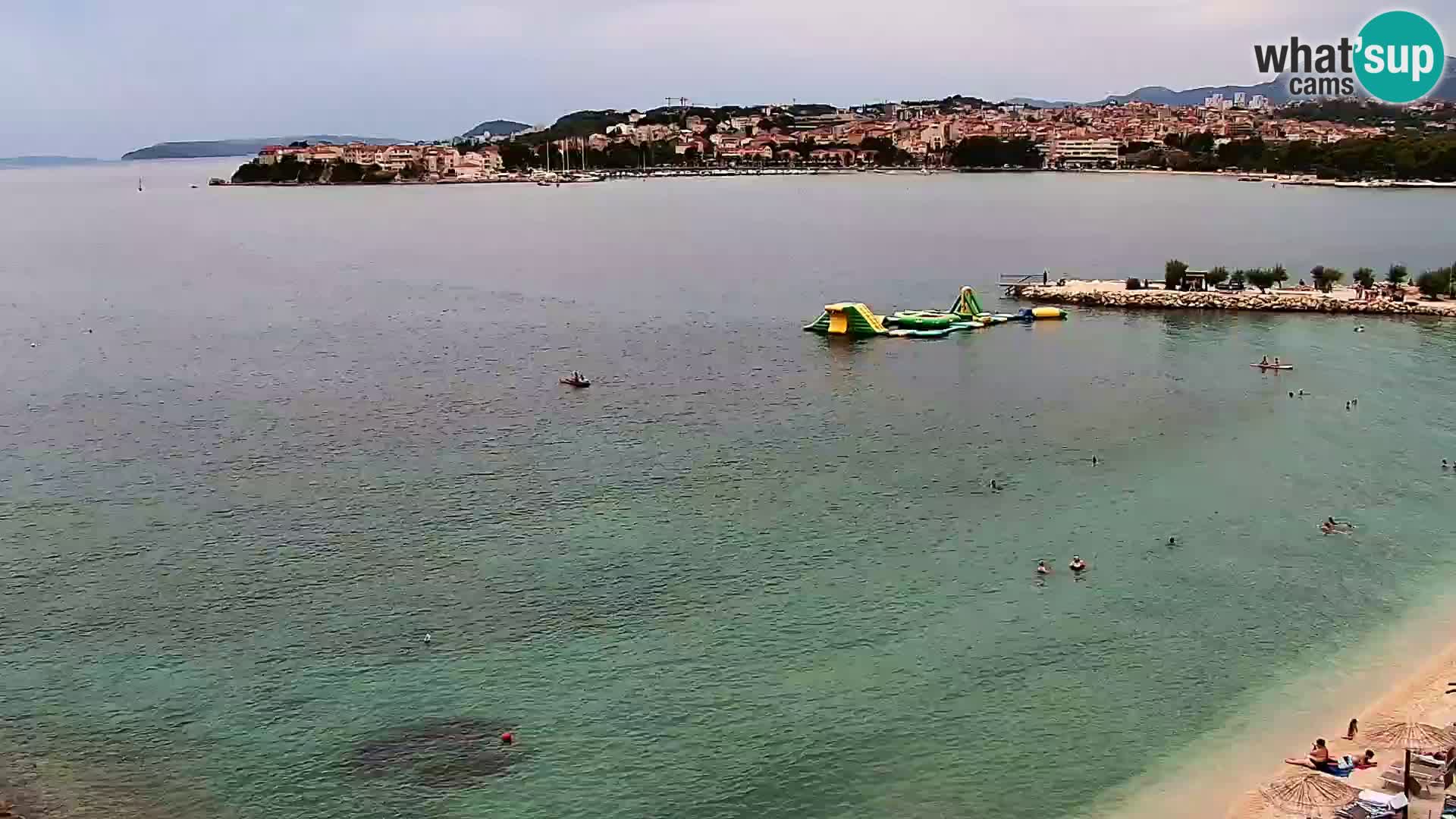 Webcam plage de Podstrana – Vue en direct depuis Hotel Split