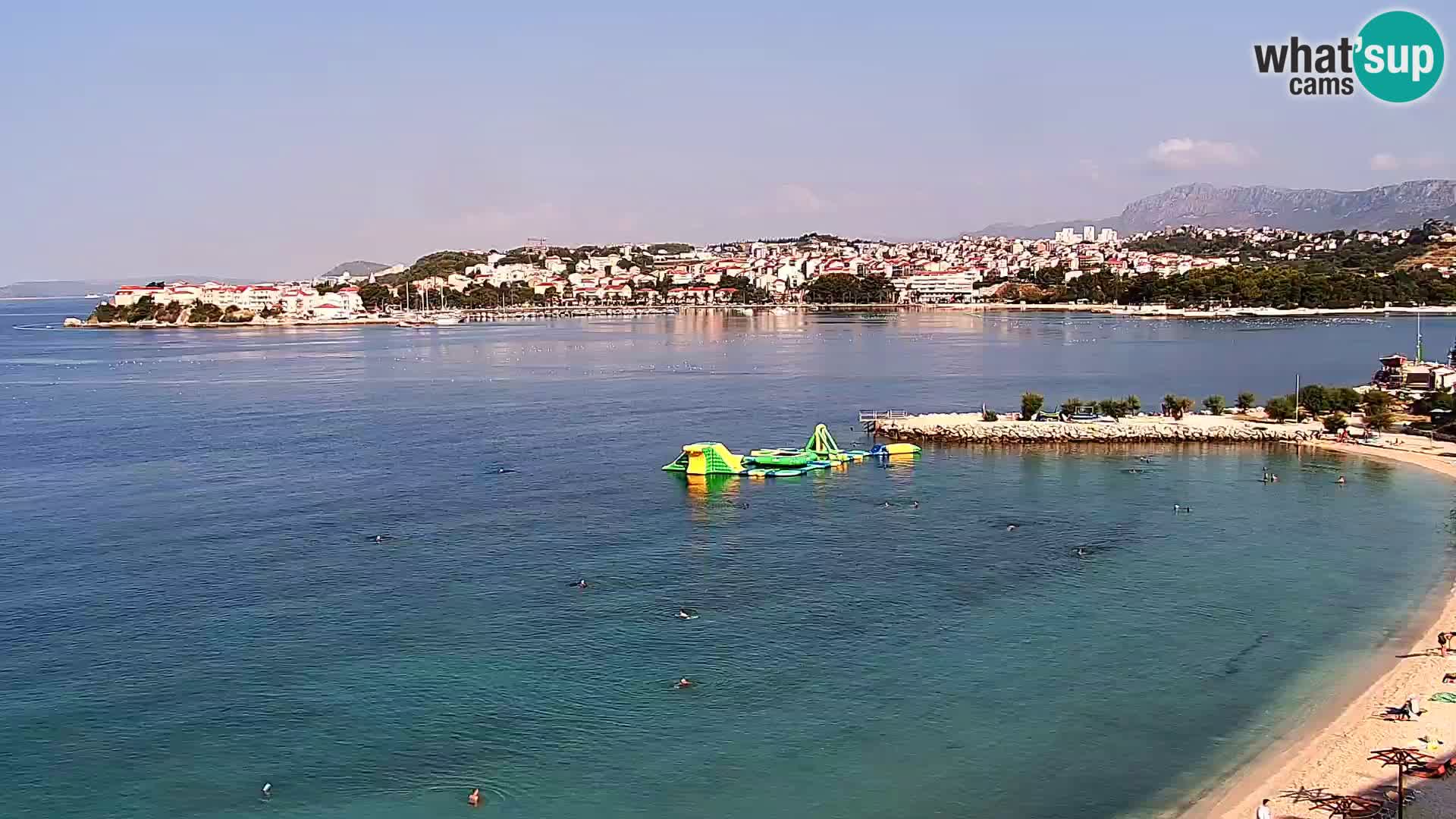 Web kamera Plaža Podstrana – Pogled uživo