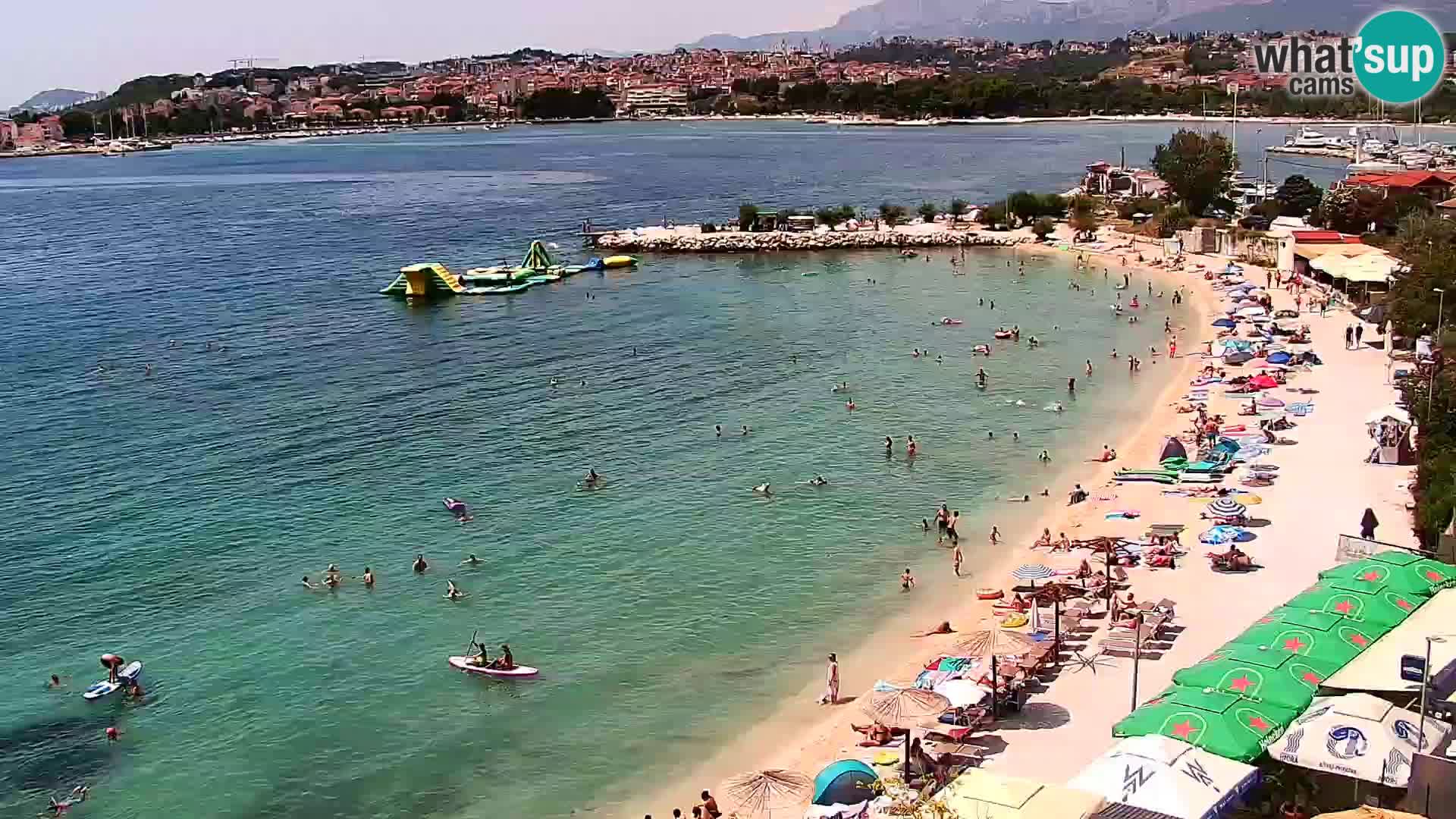 Webcam plage de Podstrana – Vue en direct depuis Hotel Split