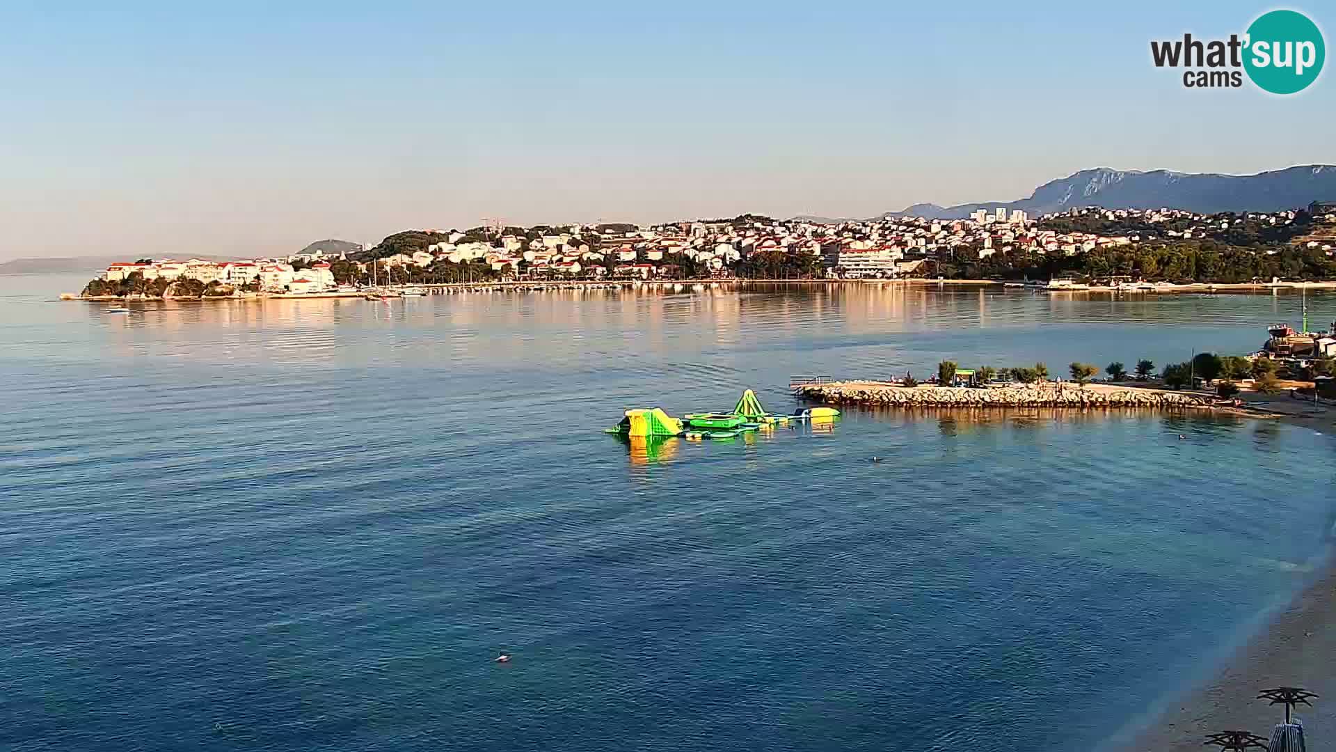 Webcam Playa de Podstrana – Vista en directo desde Hotel Split