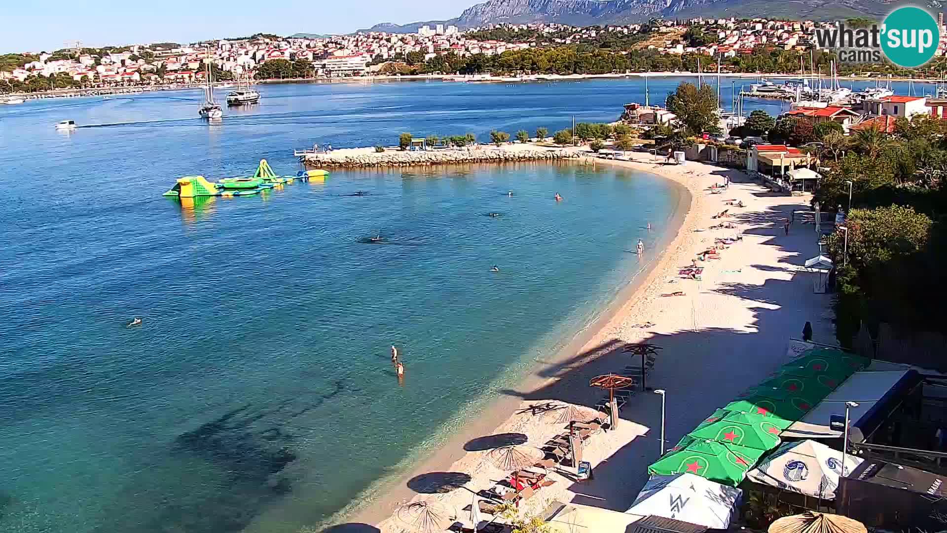 Podstrana Strand Webcam – Liveblick vom Hotel Split
