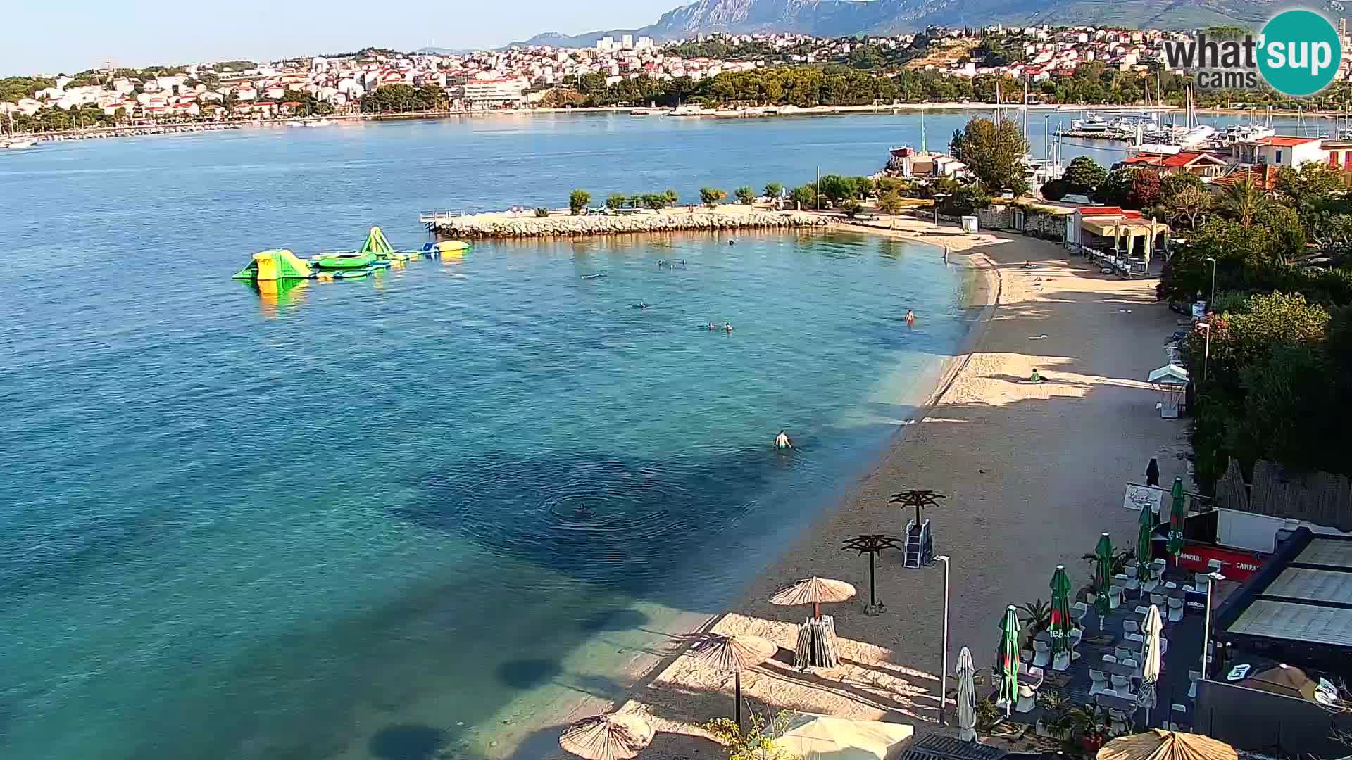 Podstrana Strand Webcam – Liveblick vom Hotel Split