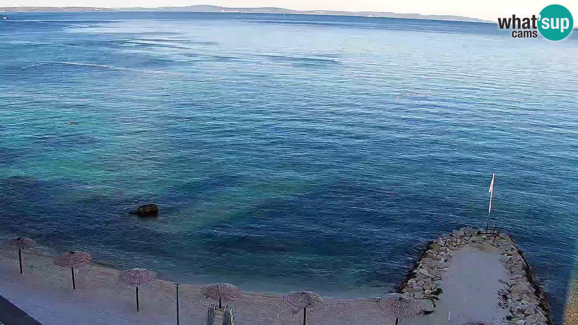Webcam Playa de Podstrana – Vista en directo desde Hotel Split