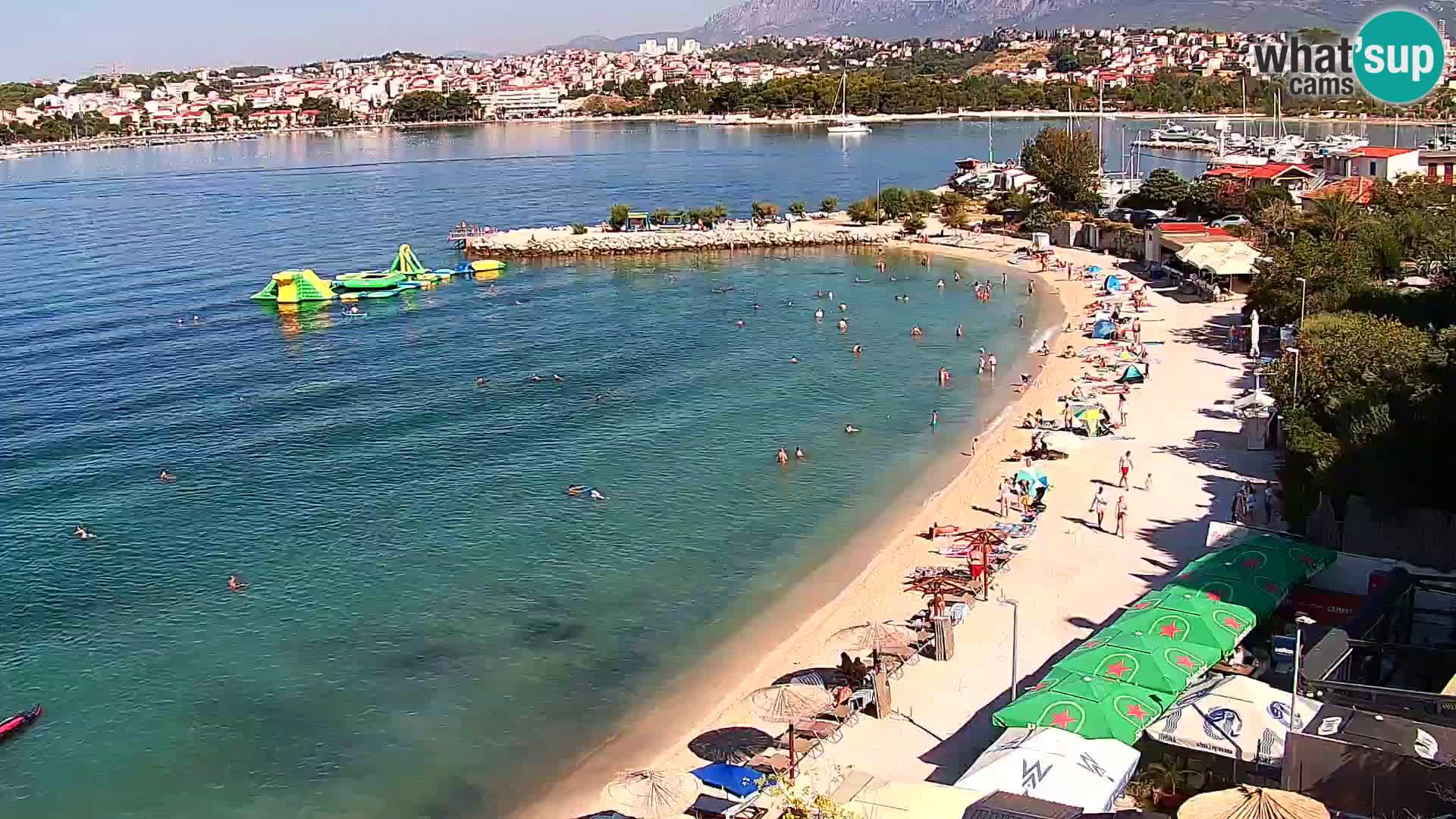 Webcam Playa de Podstrana – Vista en directo desde Hotel Split