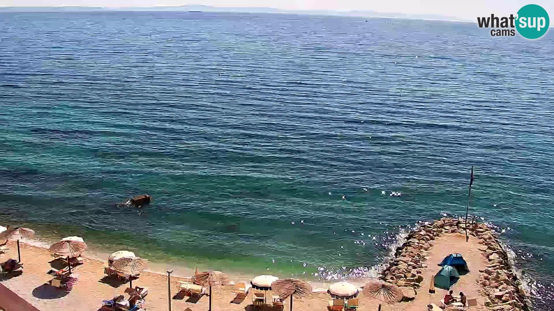 Webcam plage de Podstrana – Vue en direct depuis Hotel Split