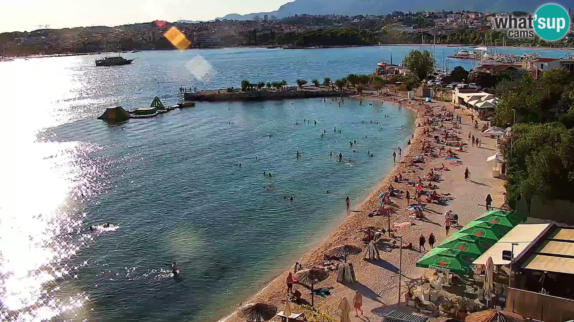 Webcam plage de Podstrana – Vue en direct depuis Hotel Split