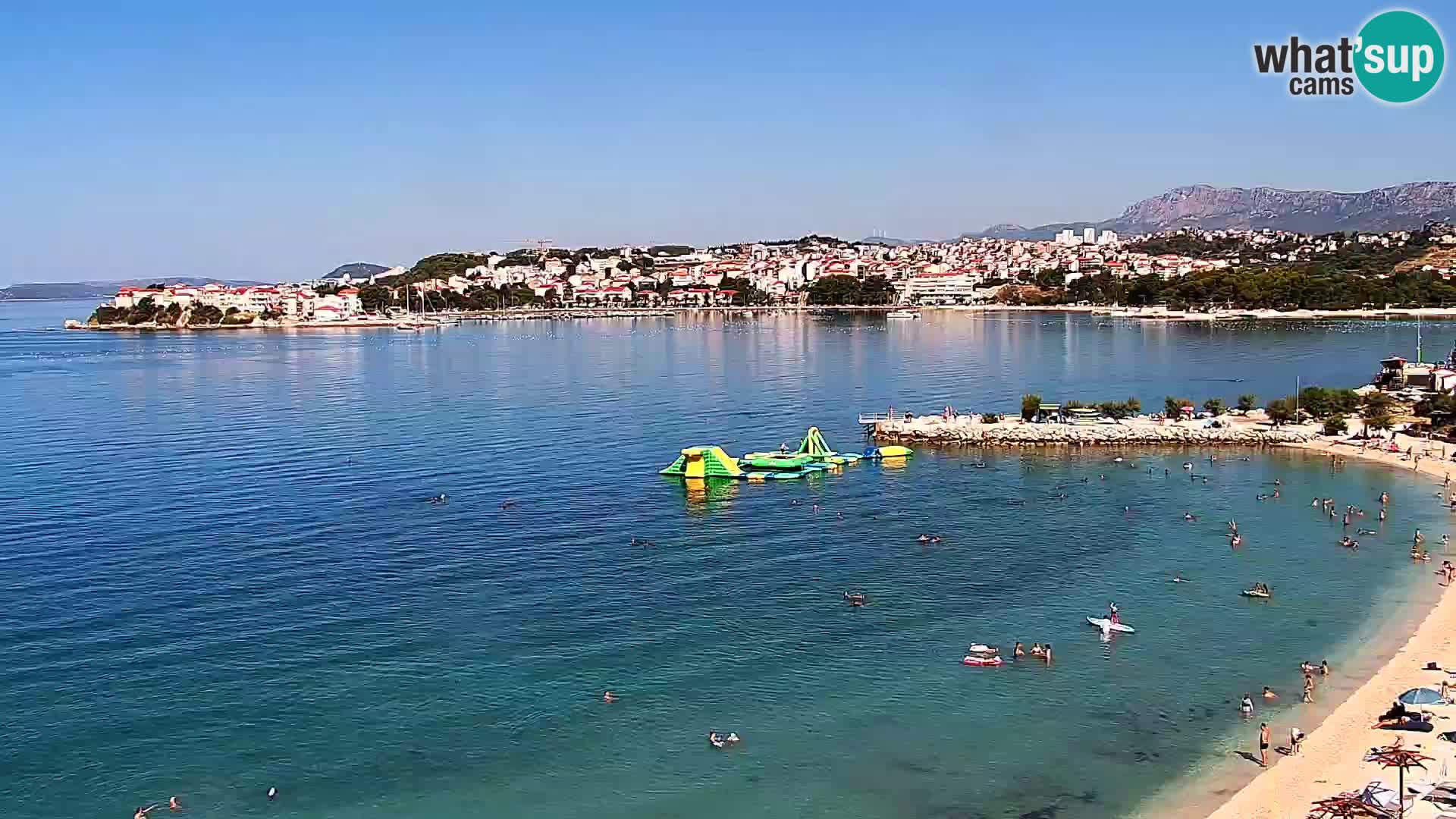 Web kamera Plaža Podstrana – Pogled uživo