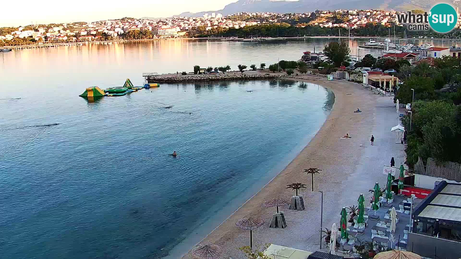 Web kamera Plaža Podstrana – Pogled uživo