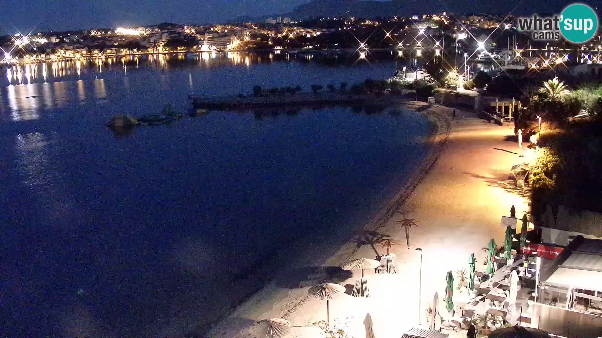 Web kamera Plaža Podstrana – Pogled uživo