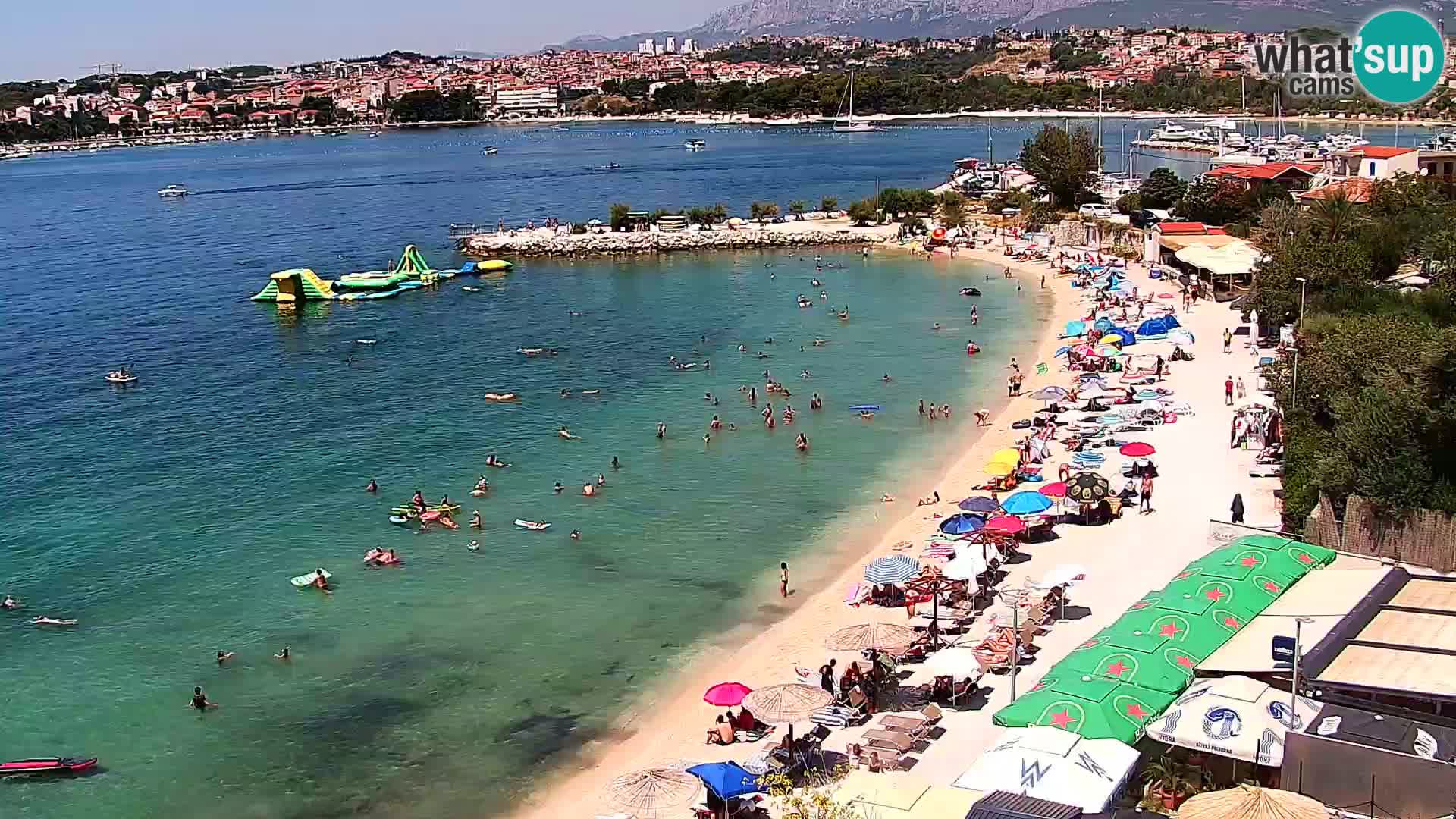 Webcam Playa de Podstrana – Vista en directo desde Hotel Split