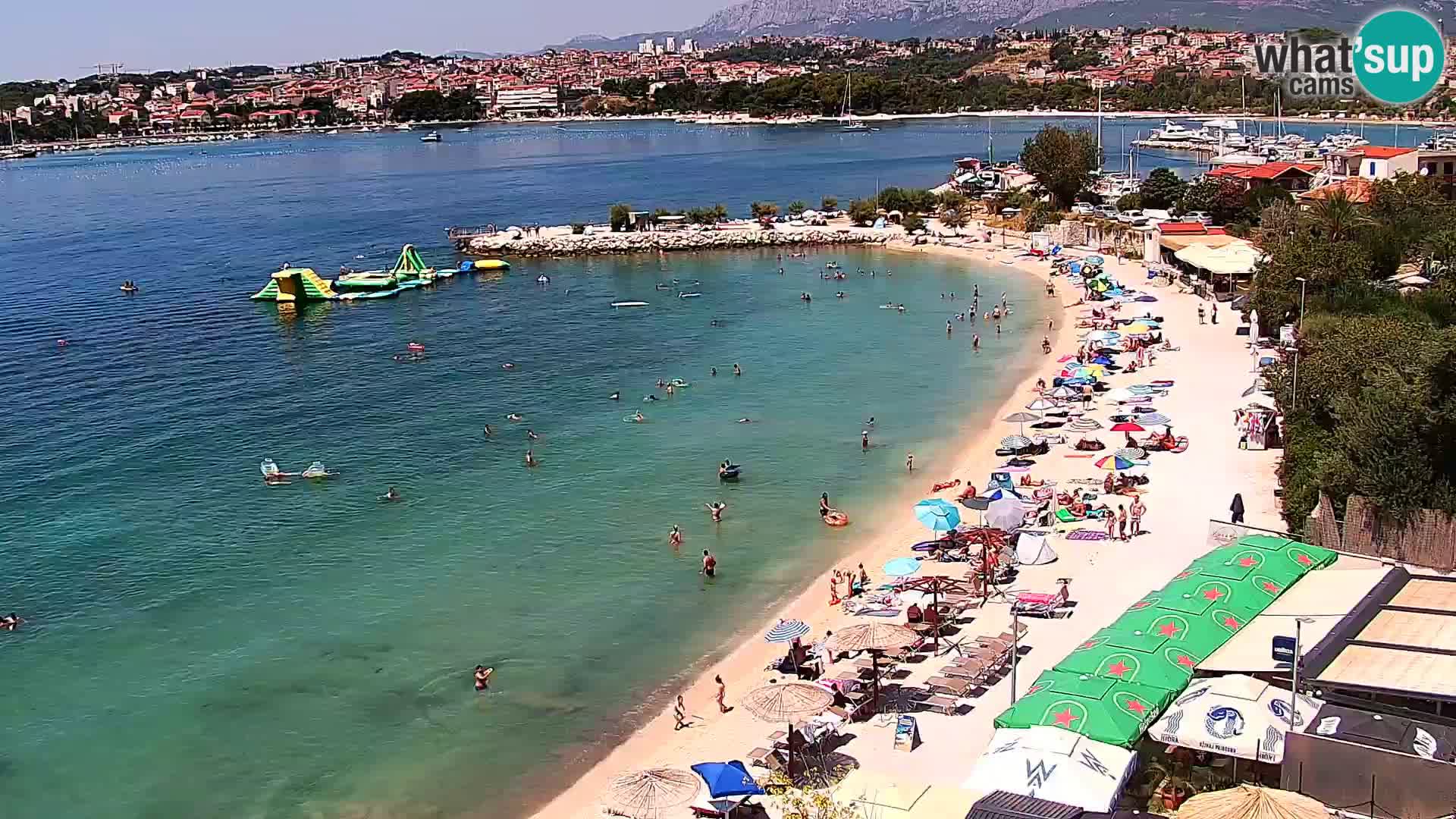Spletna kamera Plaža Podstrana – Pogled v živo