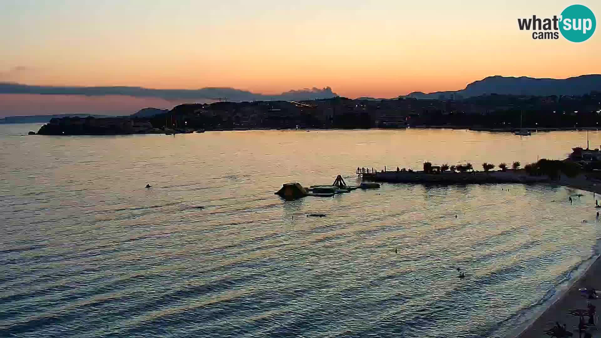 Spletna kamera Plaža Podstrana – Pogled v živo