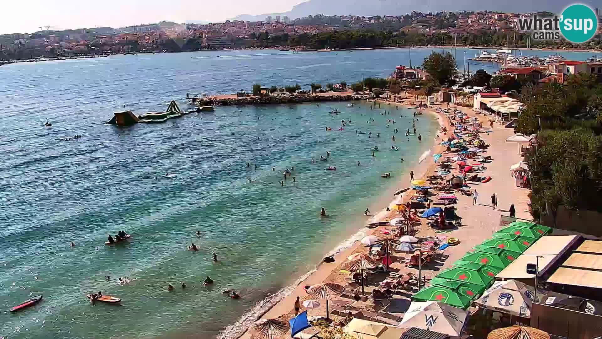Spletna kamera Plaža Podstrana – Pogled v živo