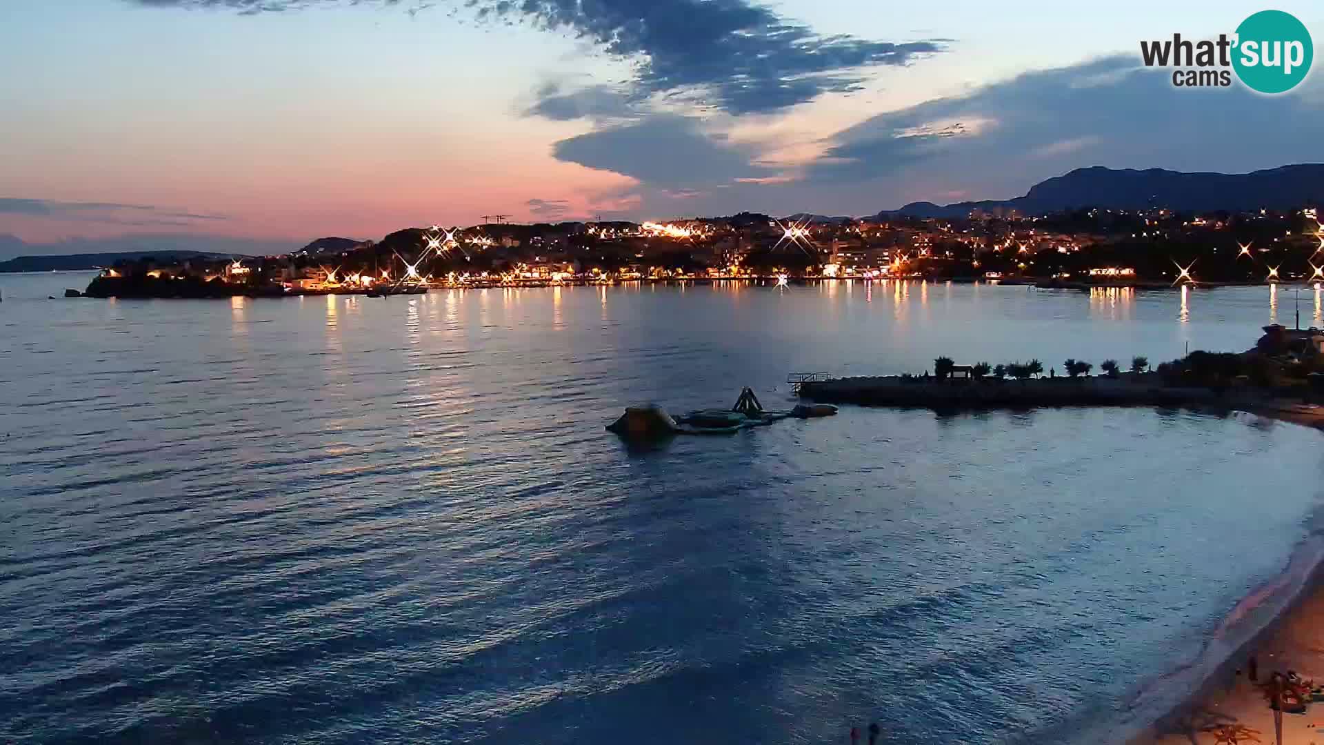Podstrana Strand Webcam – Liveblick vom Hotel Split