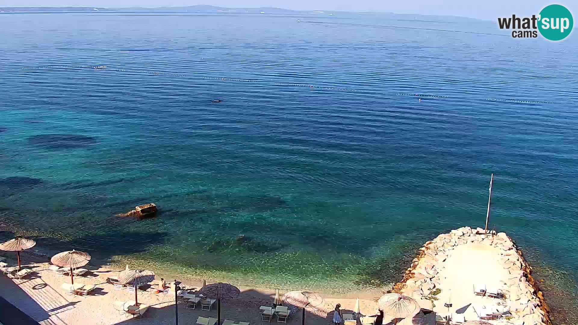 Web kamera Plaža Podstrana – Pogled uživo