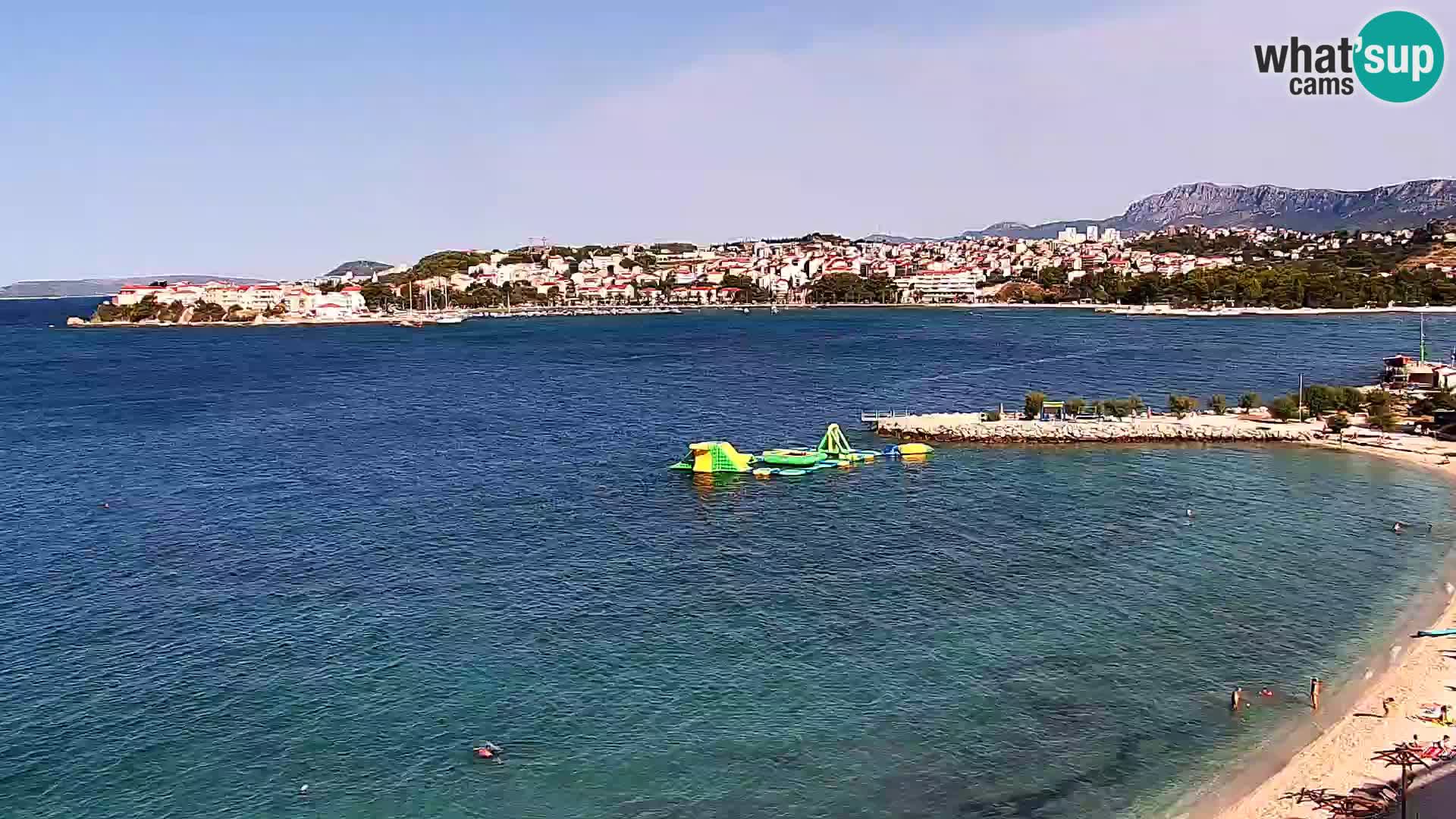 Web kamera Plaža Podstrana – Pogled uživo