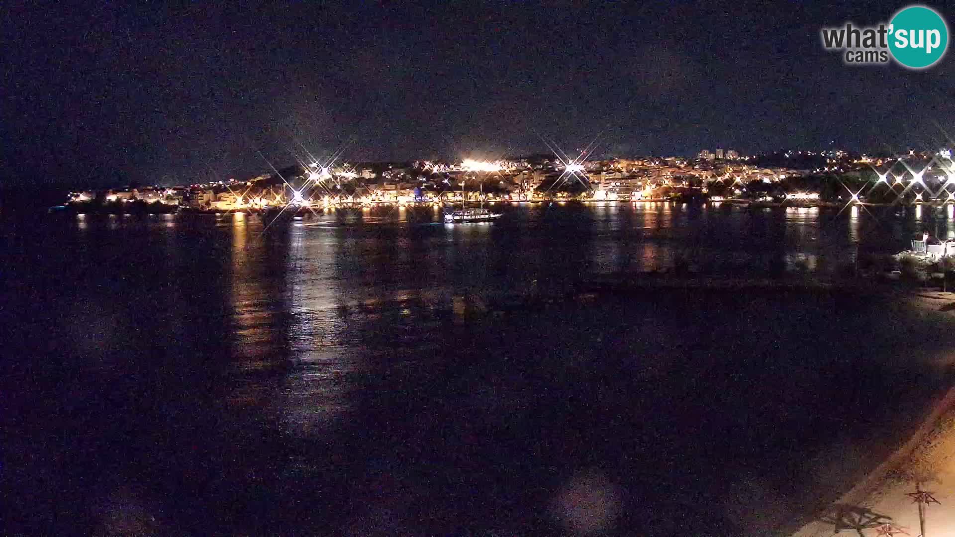 Webcam plage de Podstrana – Vue en direct depuis Hotel Split