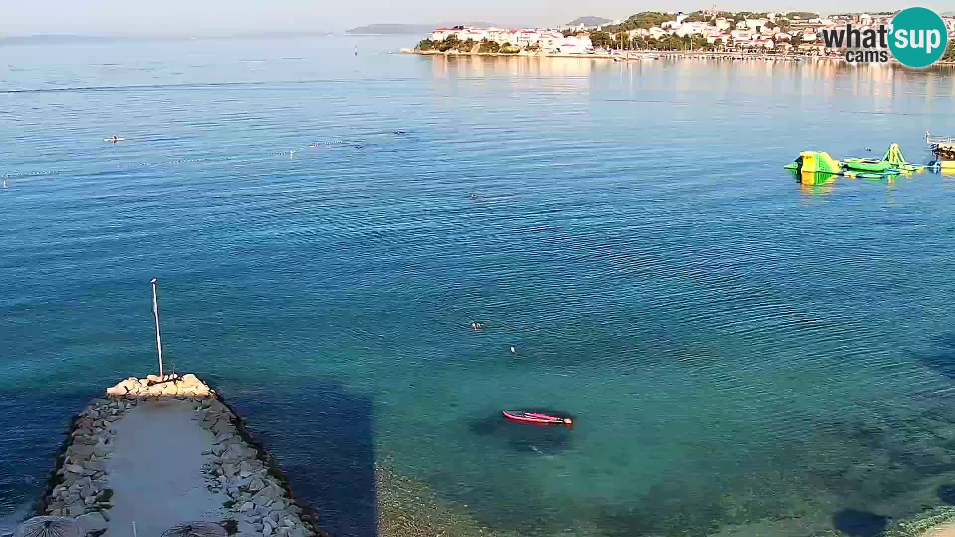 Web kamera Plaža Podstrana – Pogled uživo