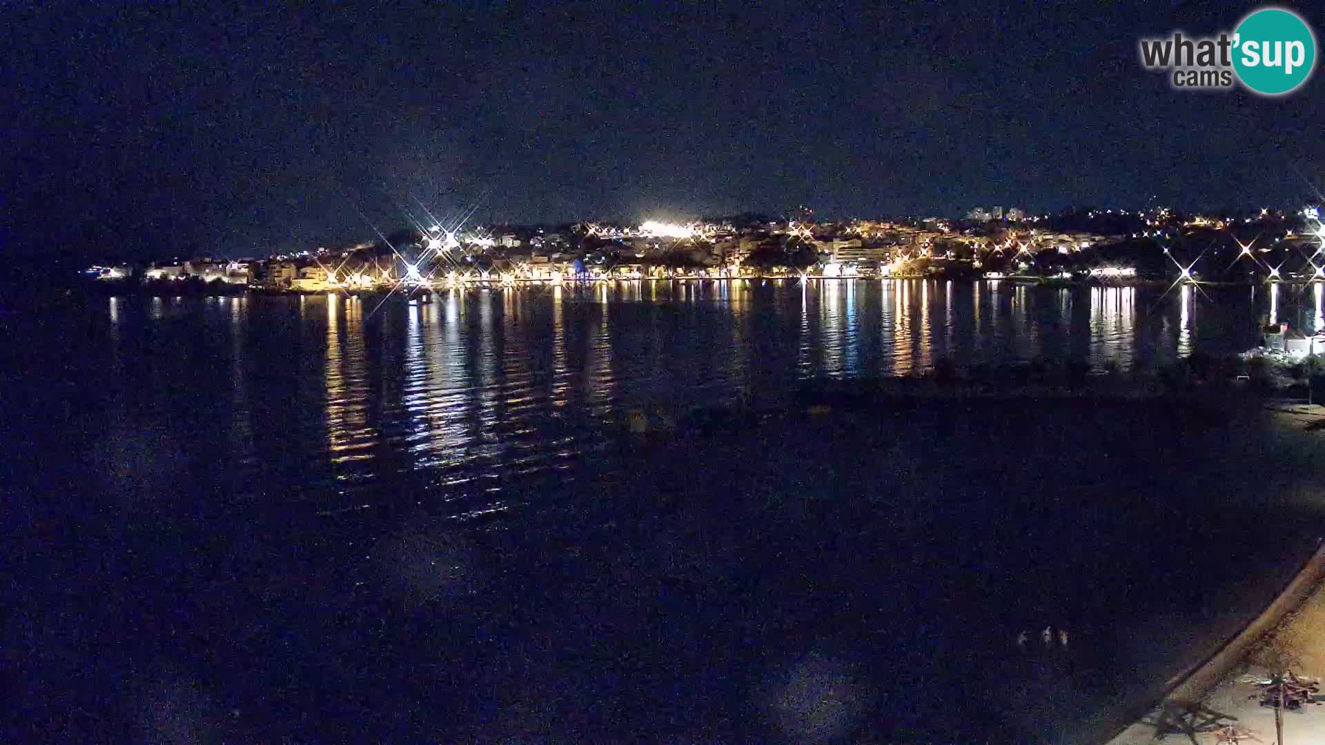 Spletna kamera Plaža Podstrana – Pogled v živo