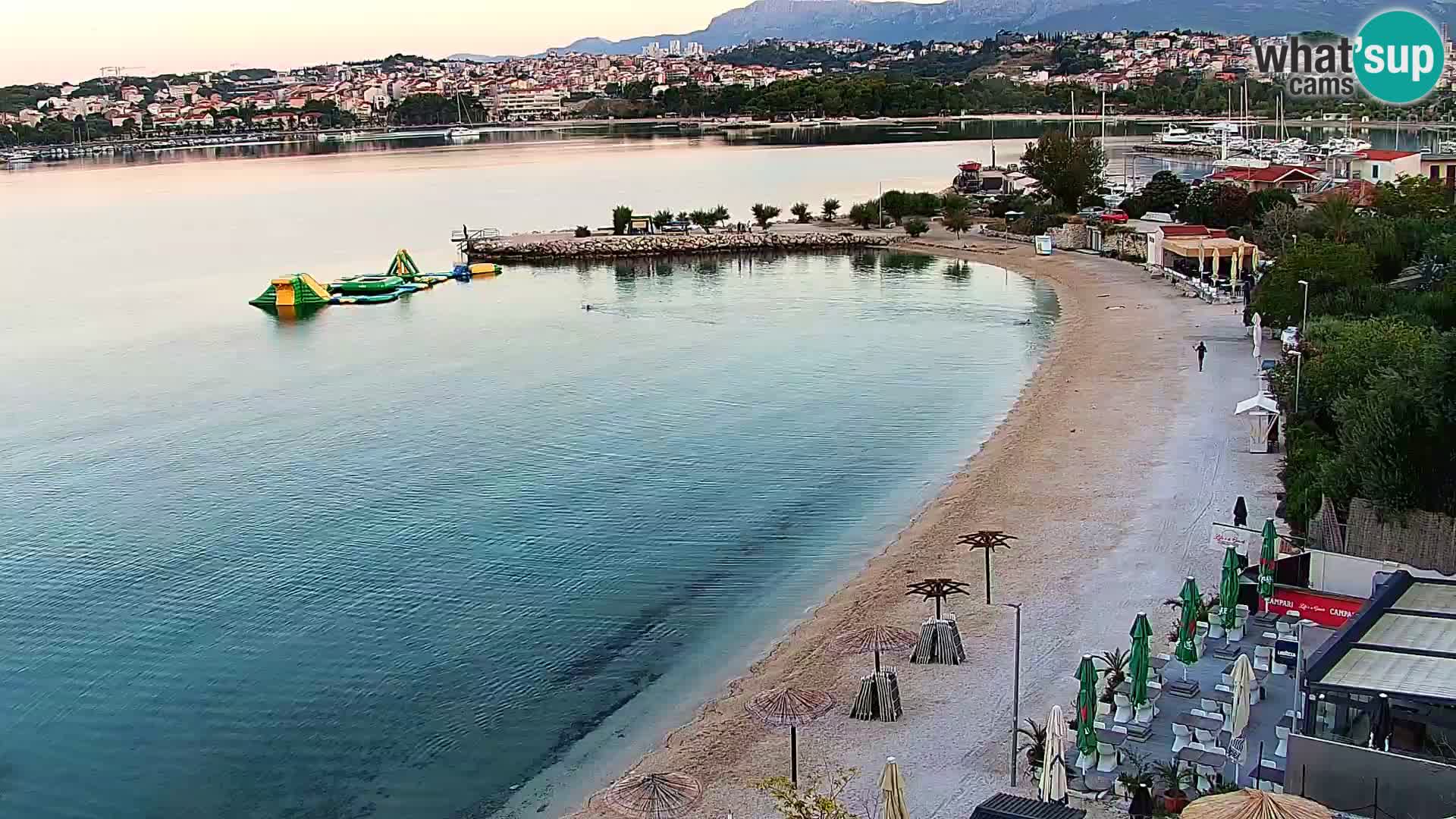 Web kamera Plaža Podstrana – Pogled uživo