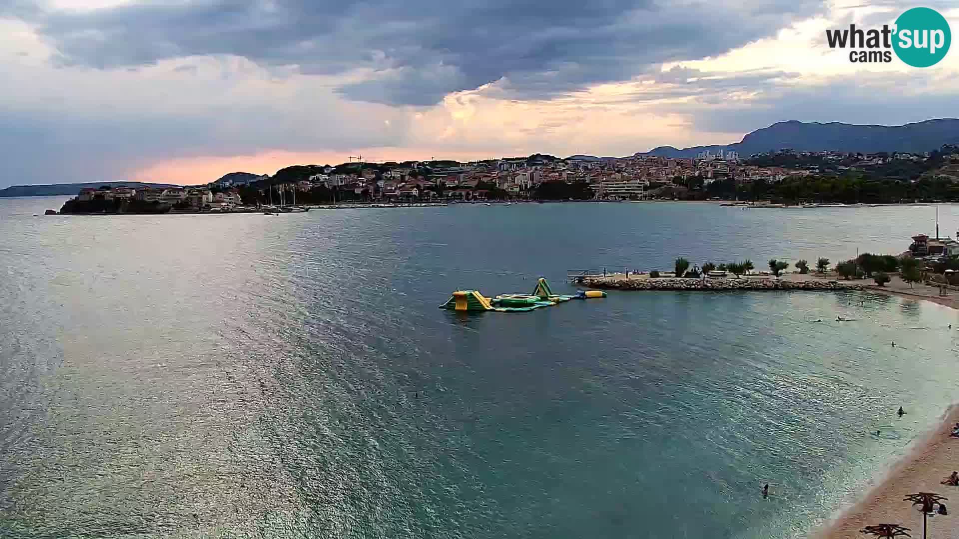 Webcam plage de Podstrana – Vue en direct depuis Hotel Split