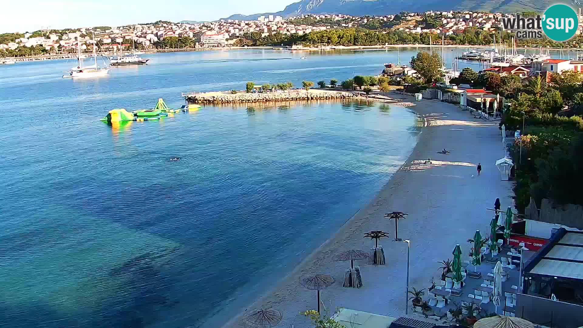 Webcam plage de Podstrana – Vue en direct depuis Hotel Split