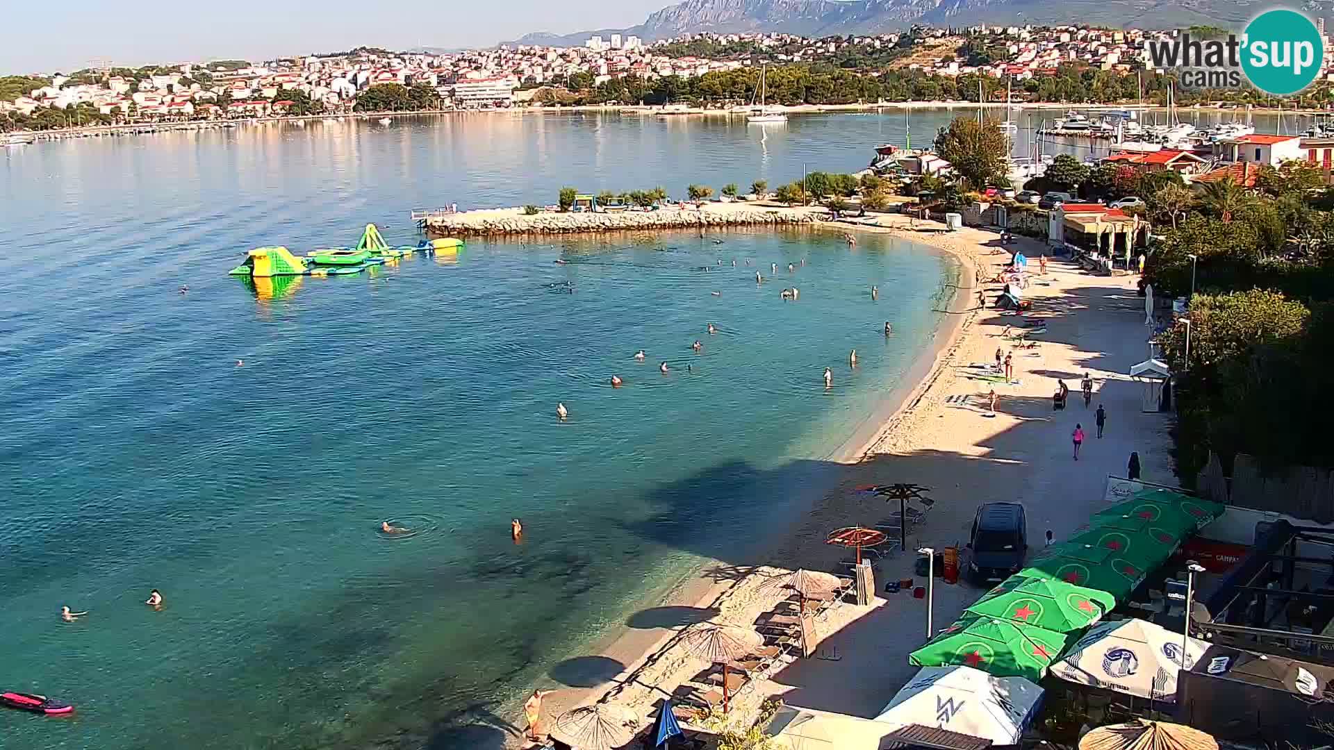 Web kamera Plaža Podstrana – Pogled uživo
