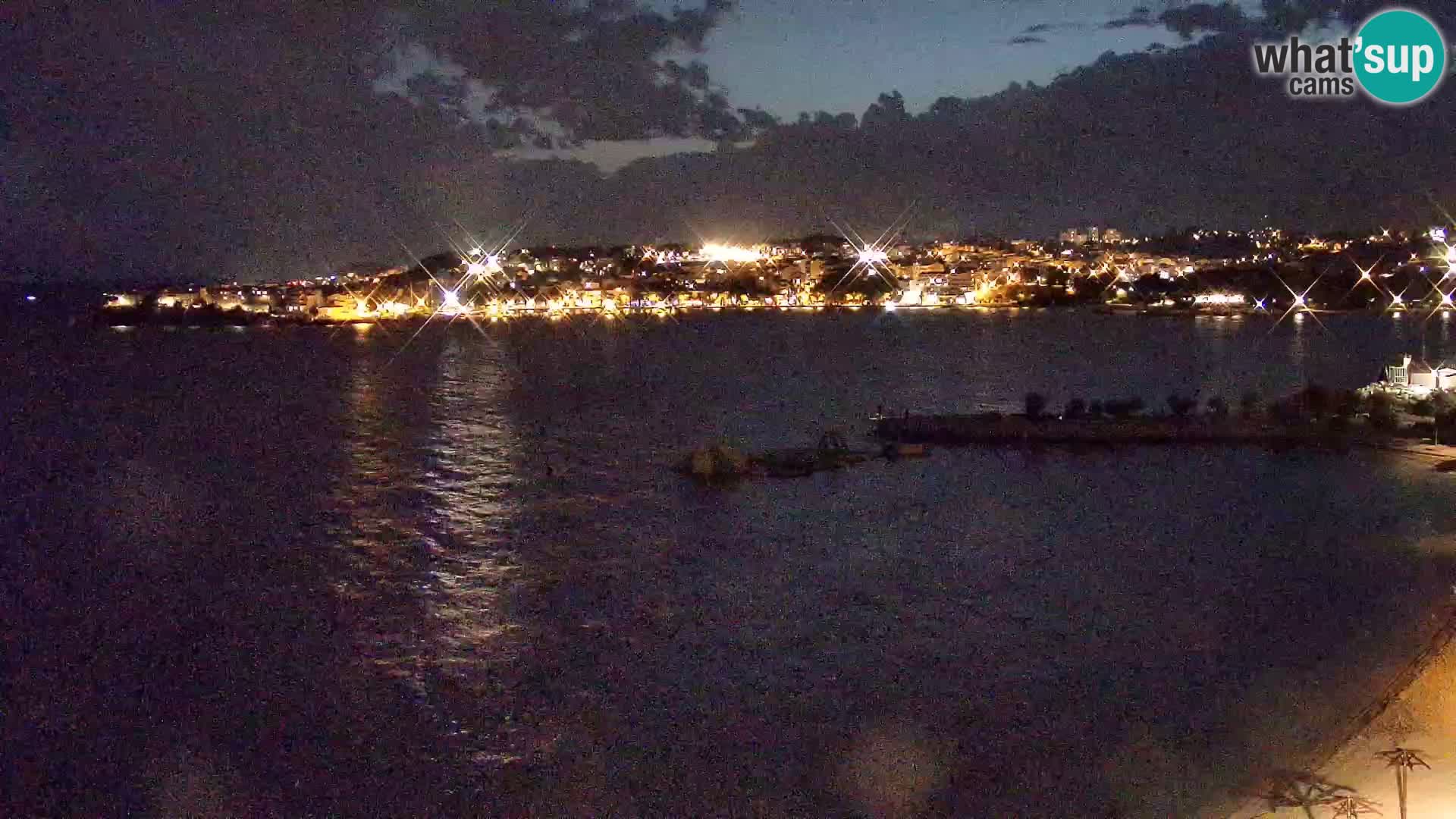 Webcam plage de Podstrana – Vue en direct depuis Hotel Split