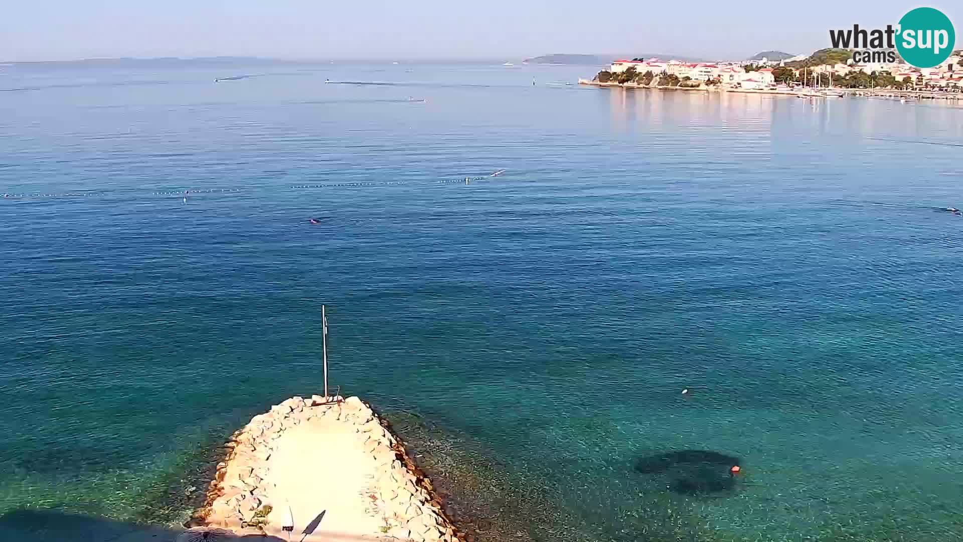 Webcam Playa de Podstrana – Vista en directo desde Hotel Split