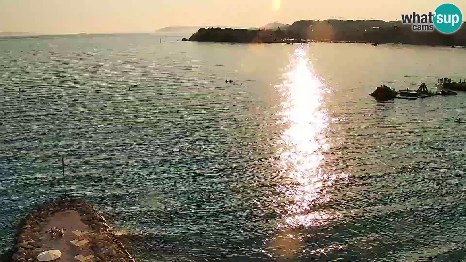 Web kamera Plaža Podstrana – Pogled uživo