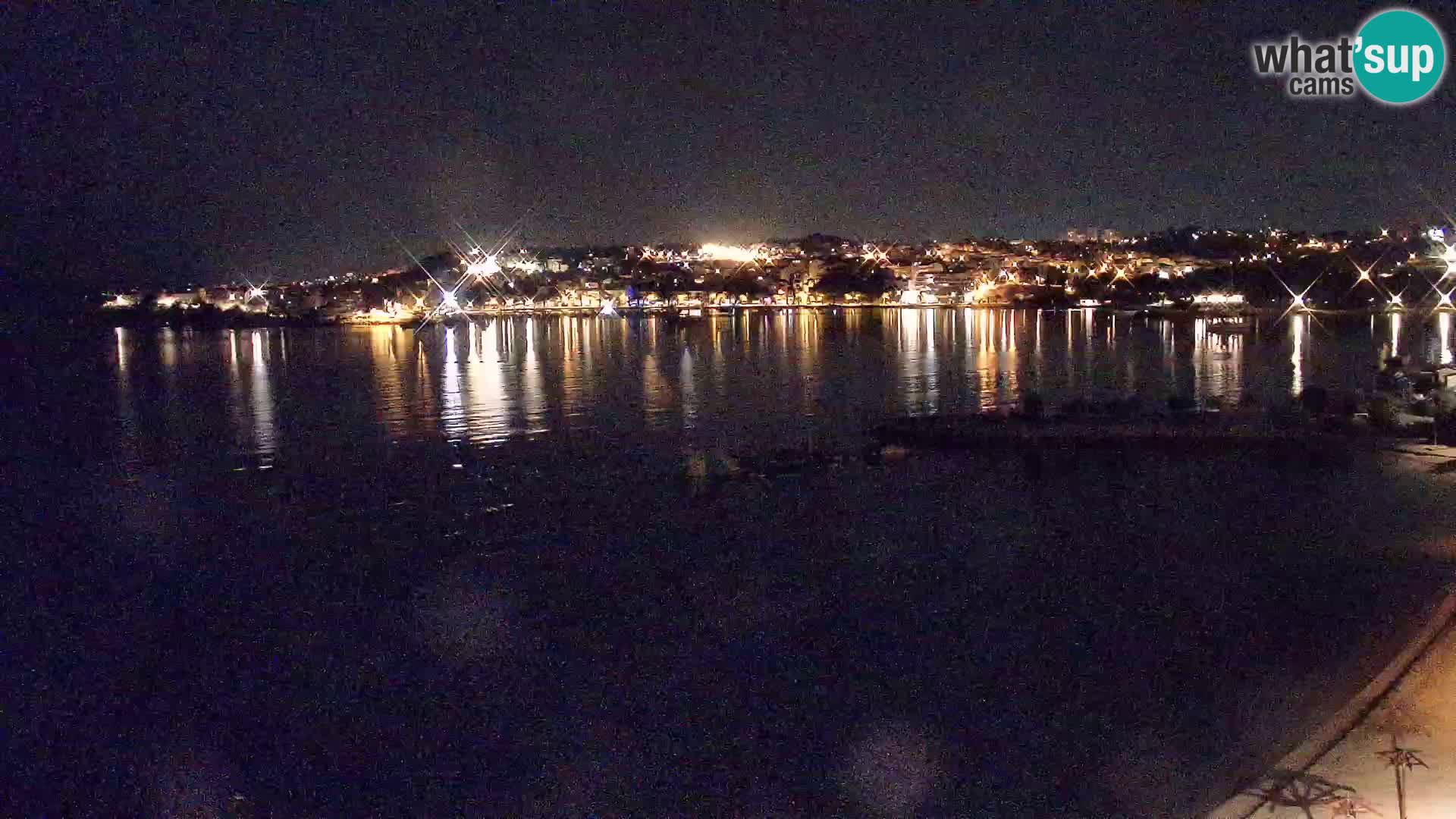 Spletna kamera Plaža Podstrana – Pogled v živo