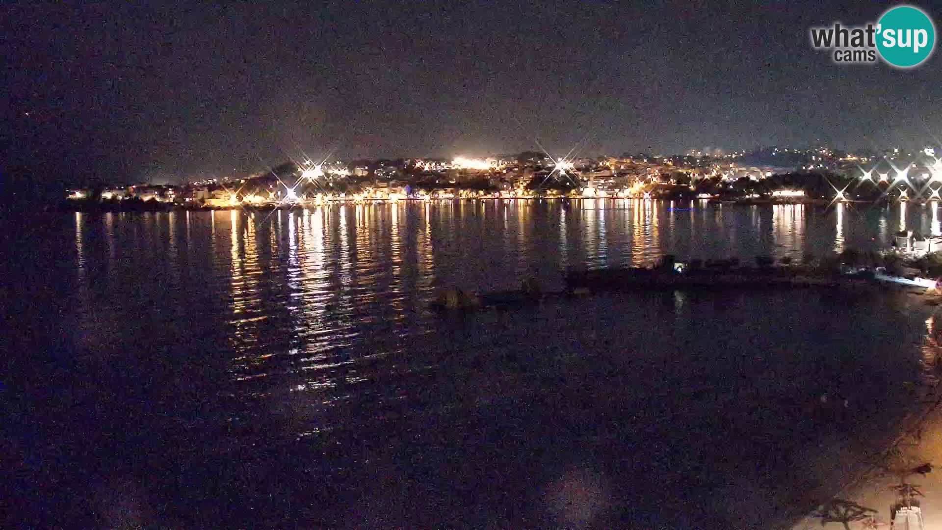 Web kamera Plaža Podstrana – Pogled uživo