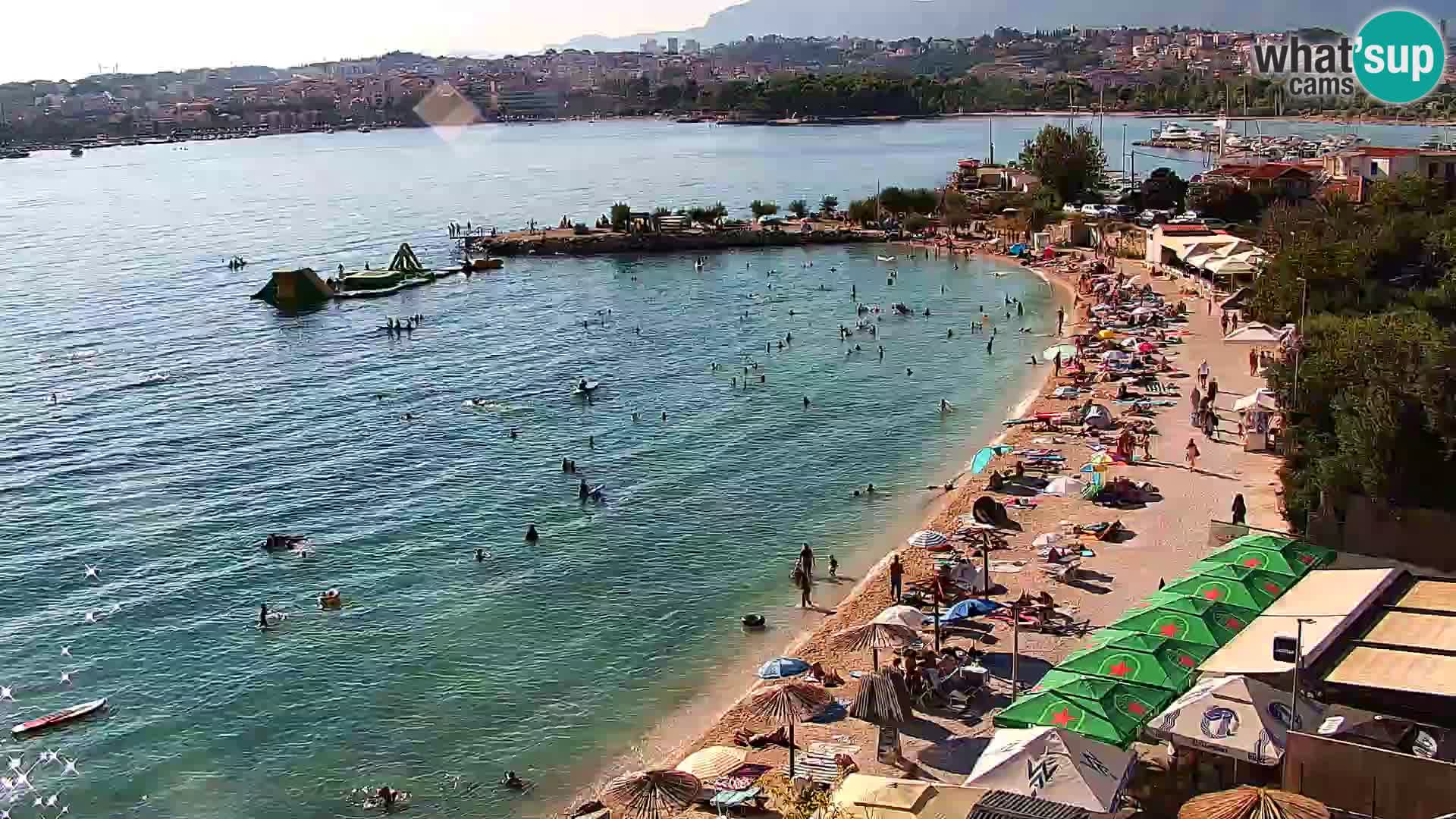 Webcam plage de Podstrana – Vue en direct depuis Hotel Split