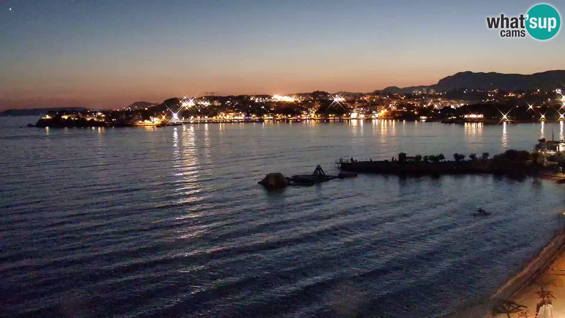Podstrana Strand Webcam – Liveblick vom Hotel Split