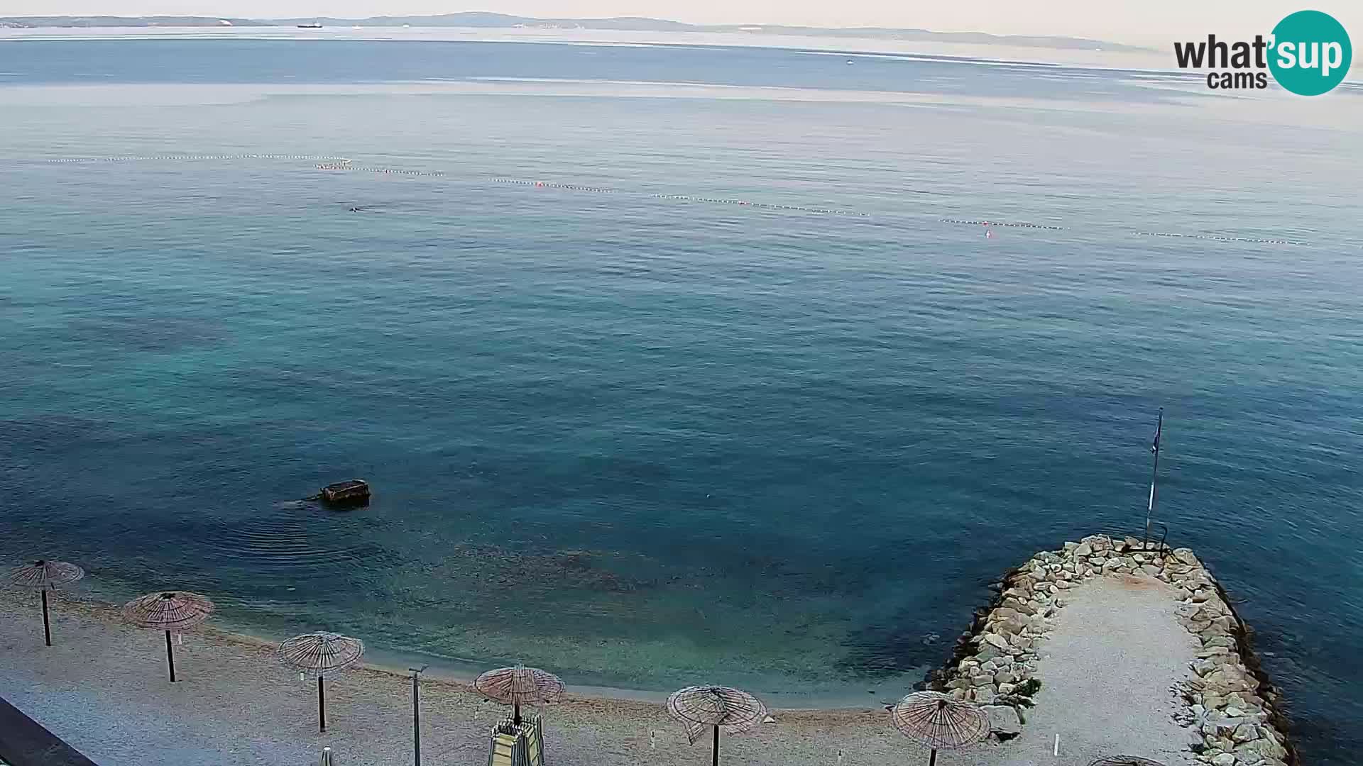 Podstrana Strand Webcam – Liveblick vom Hotel Split